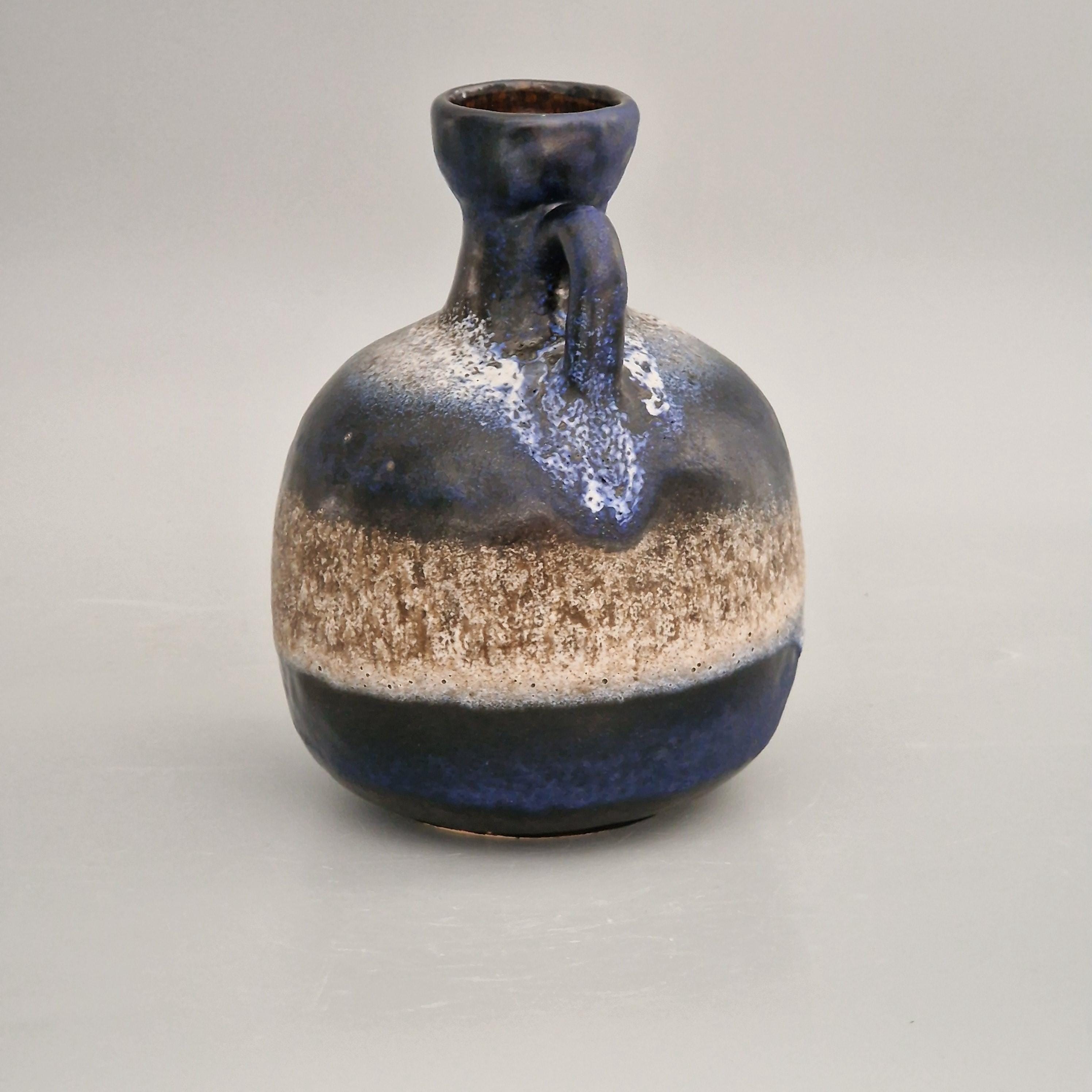 Ruscha 社製の西ドイツのビンテージ Fat Lava 花瓶。形状番号333。色