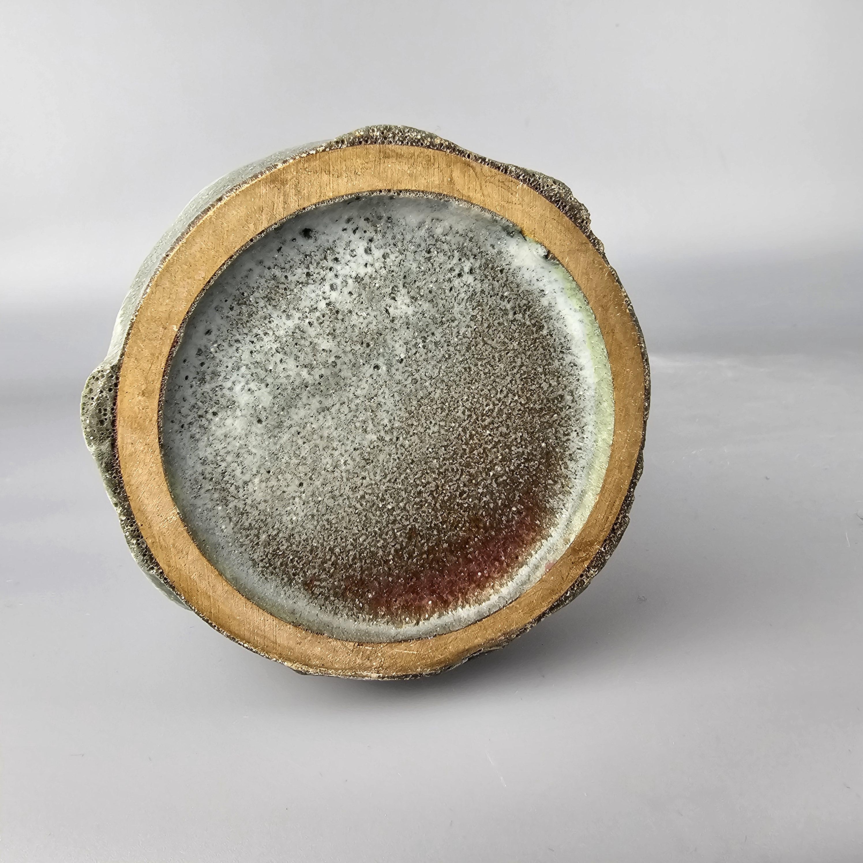 ビンテージの西ドイツの Fat Lava 花瓶。 Ruscha、フォーム番号338/3