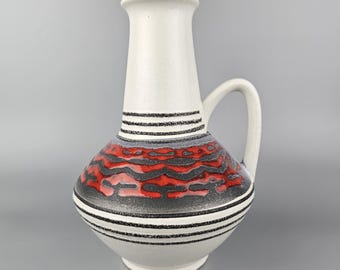 Vintage Carstens Tönnieshof Lava Vase, Midcentury Fat Lava