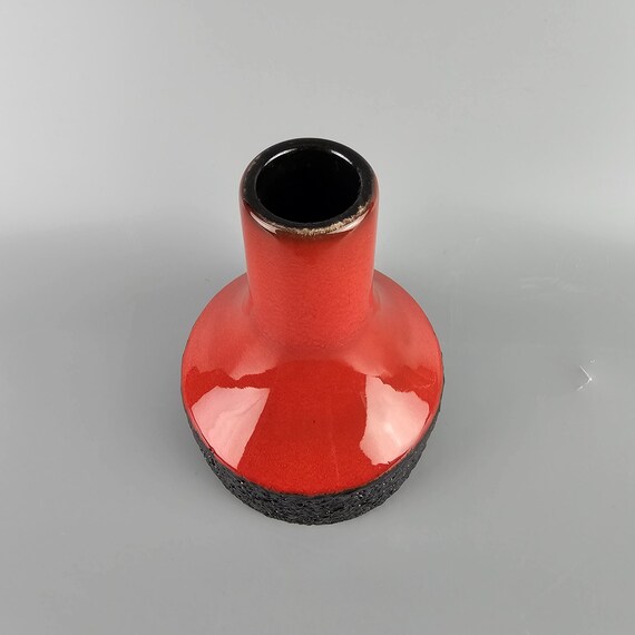 Jopeko 社製の西ドイツのビンテージ Fat Lava 花瓶。フォーム番号906