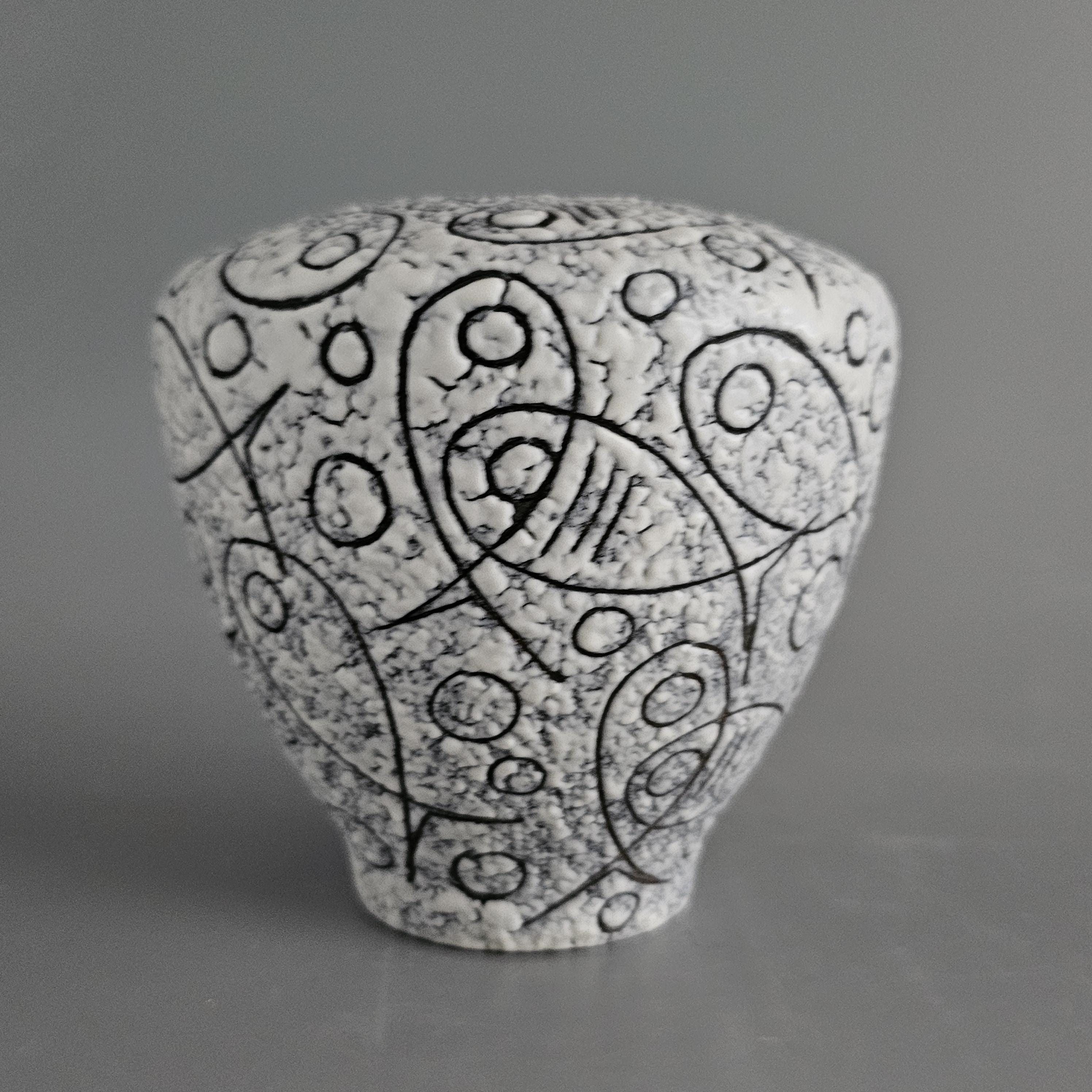 Rare Vintage West German Fat Lava Vase Made by Ruscha