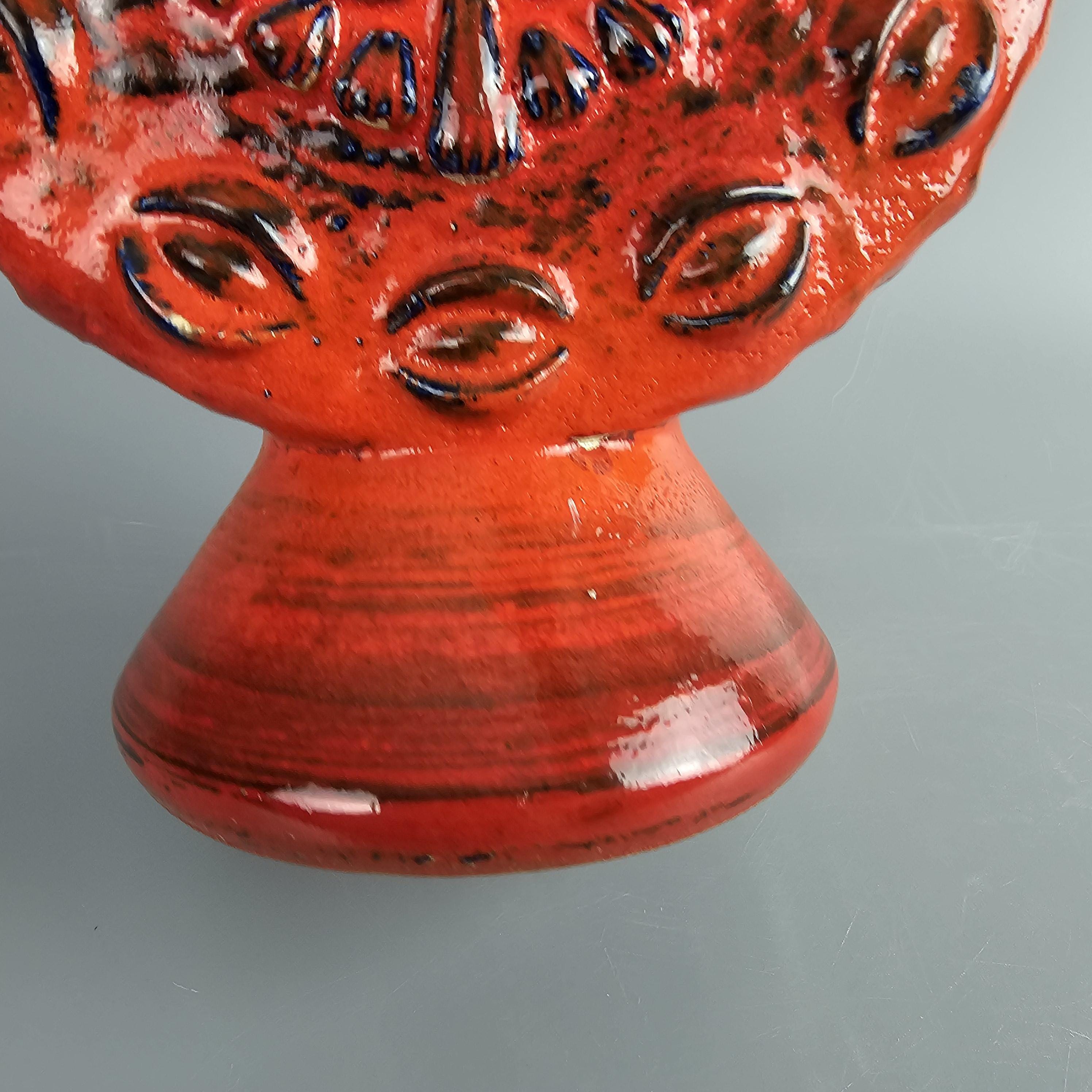 ヴィンテージ西ドイツのDumler & Breiden製ファットラバ花瓶。フォーム