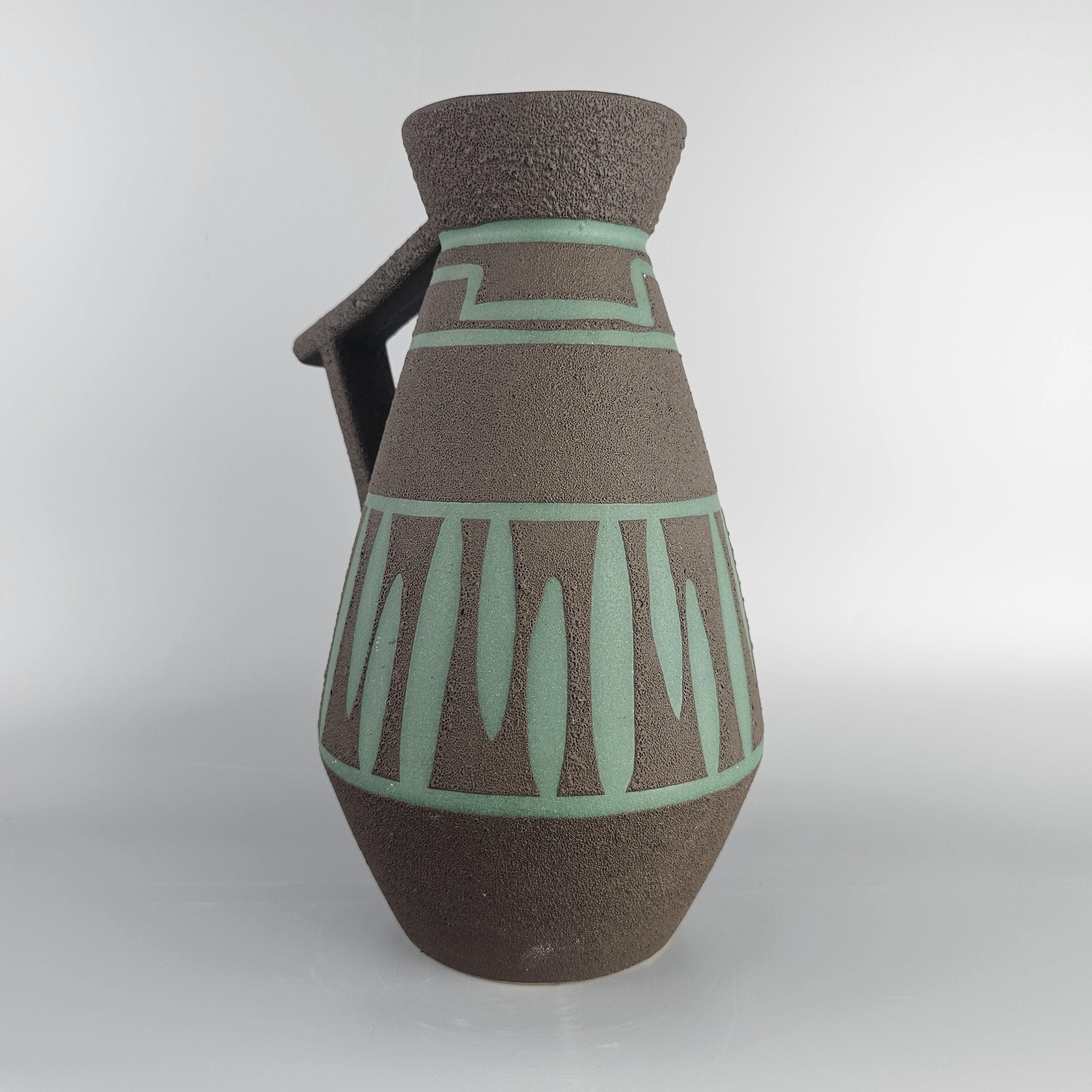 Vintage West German Fat Lava Vase Made by Stein Keramik