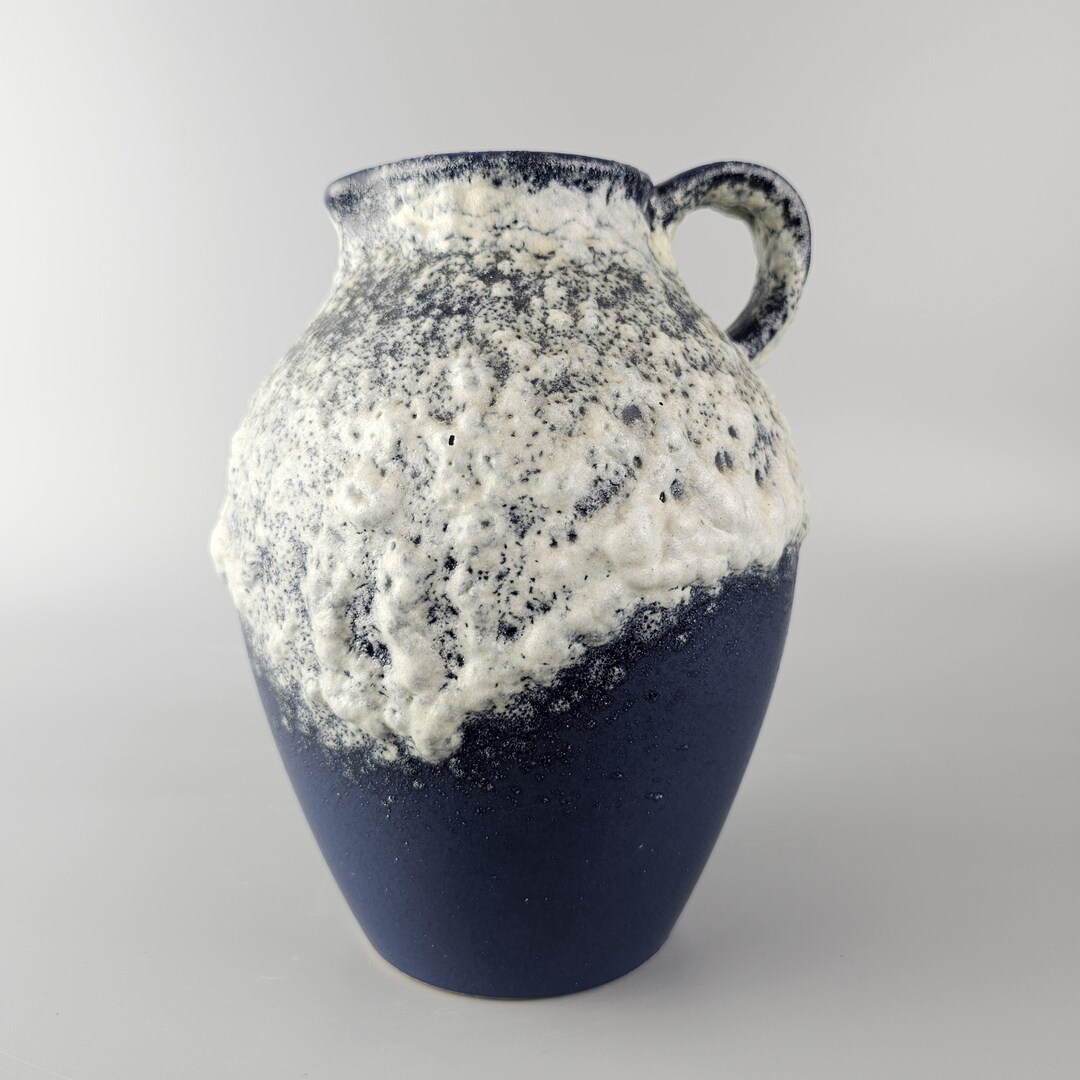 Vintage West German Fat Lava Vase Made by Dumler & Breiden. Shape