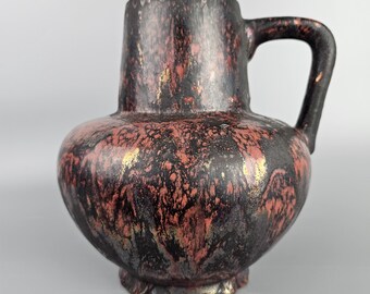 Reserved for A. Vintage East German Fat Lava Vase. VEB