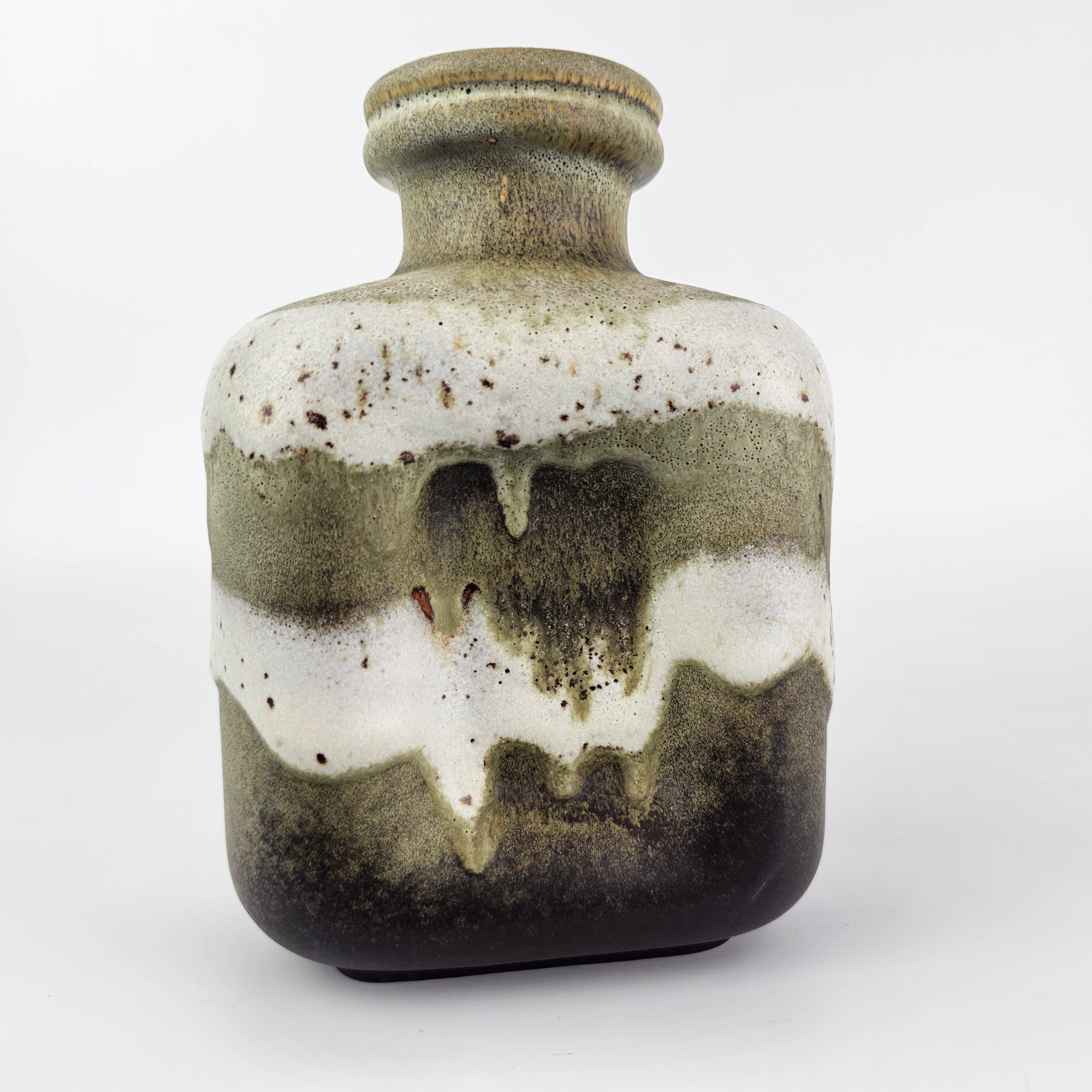Vintage West German Fat Lava Vase Made by Steuler. Shape Number
