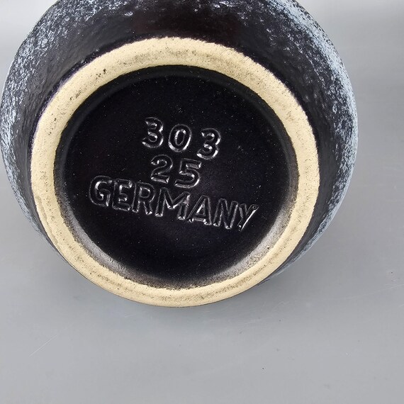 ビンテージの西ドイツの Fat Lava 花瓶。 Dumler & Breiden、フォーム