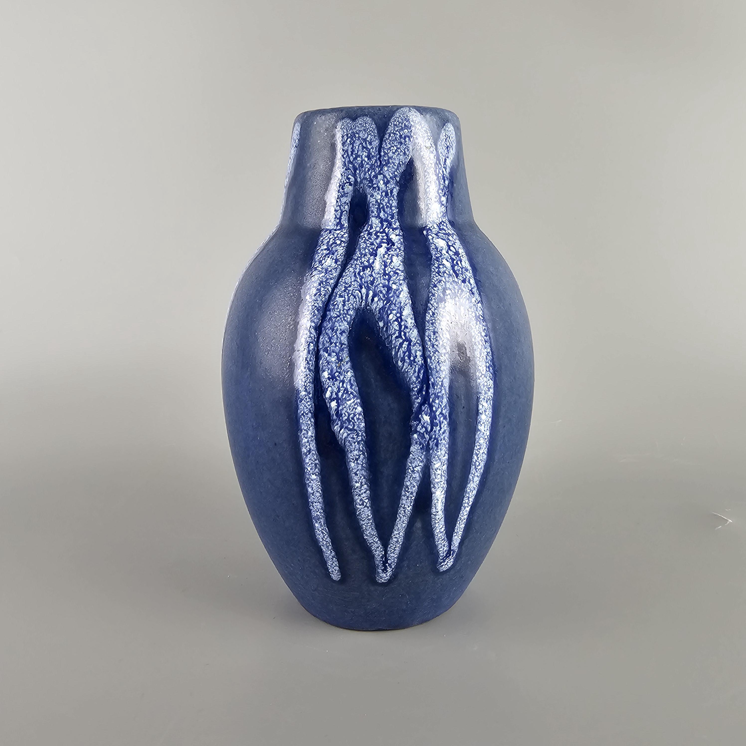 西ドイツ製ヴィンテージのファットラバ花瓶。シェーリッヒ社製