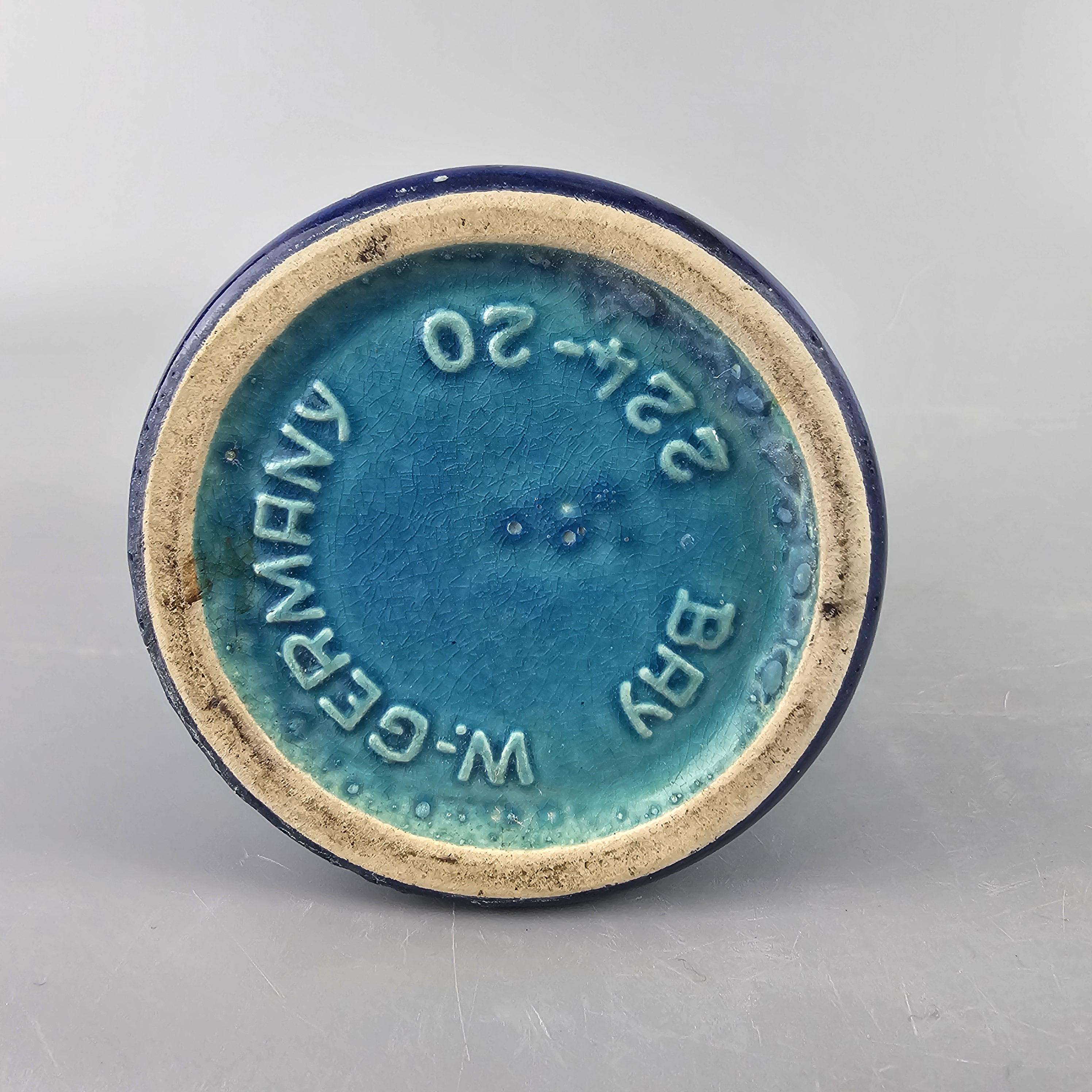 Vintage West German Fat Lava Vase Made by Bay Keramik. Shape