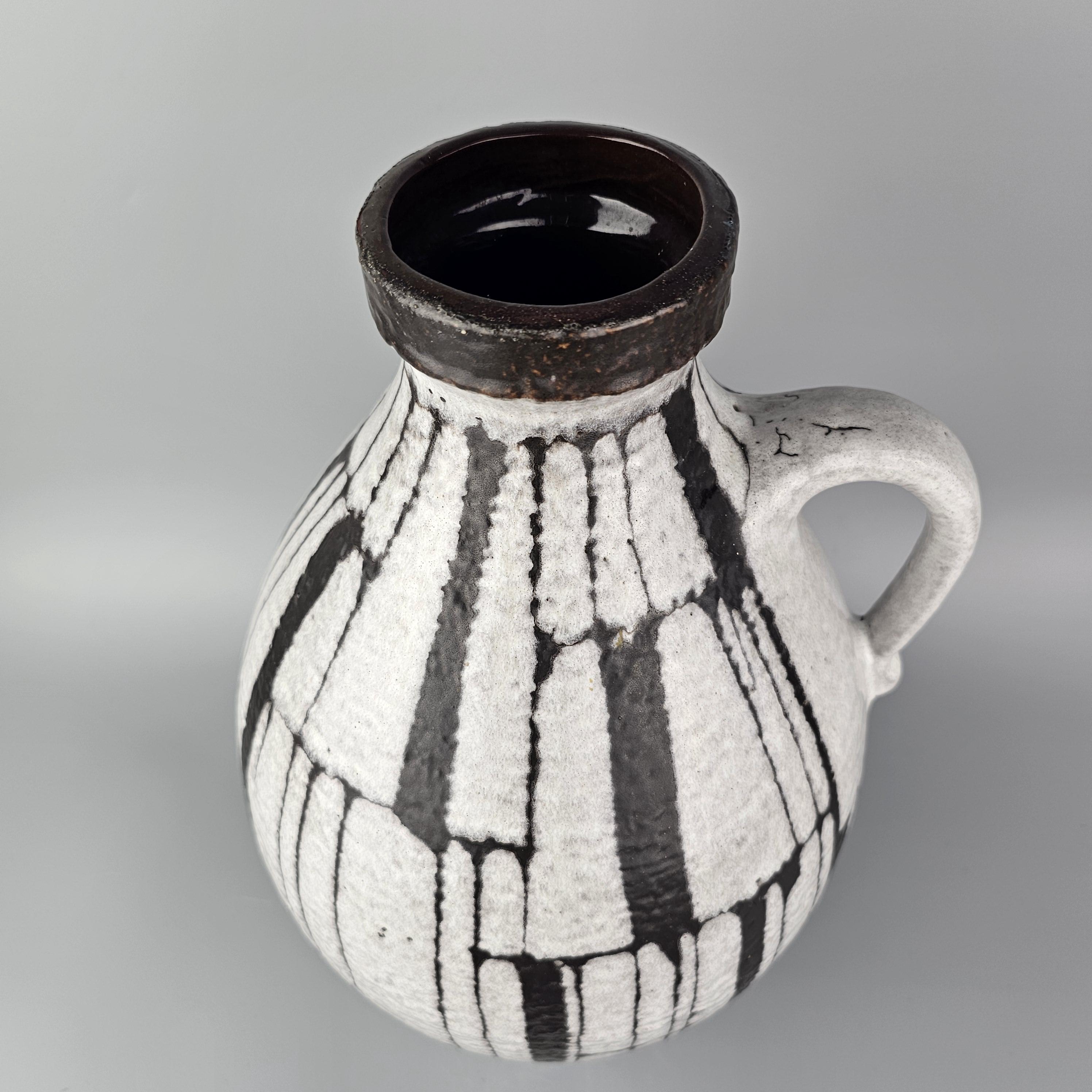 Vintage West German Fat Lava Vase Made by Carstens Tonnieshof