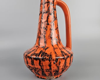 FAT LAVA　WEST GERMAN 　ビンテージ花瓶　tonnieshof Vintage West German Fat Lava Vase Made by Carstens