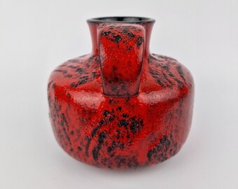 A West German Fat Lava Vase/jug Made by Gräflich Ortenburg. the