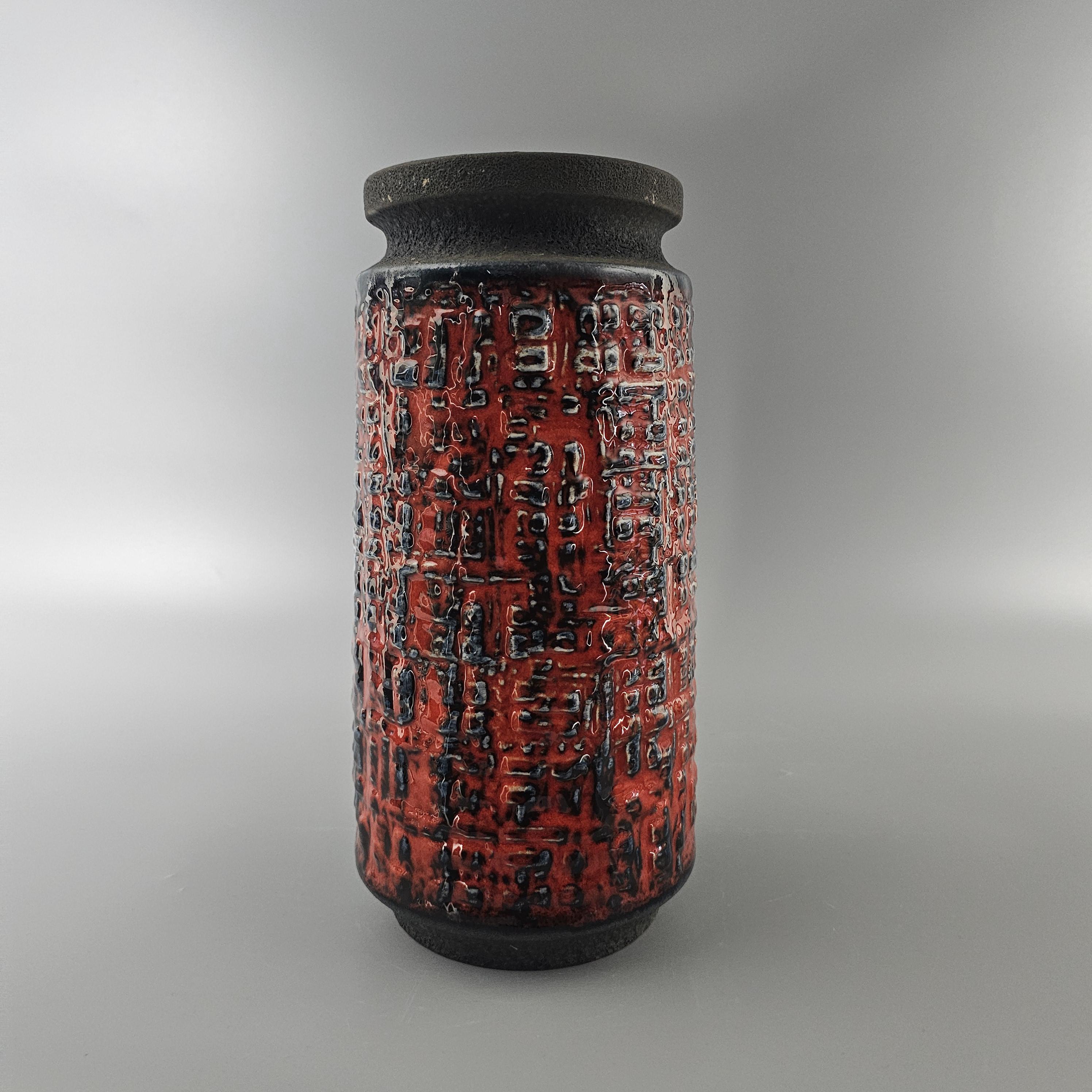 Vintage West German Fat Lava Vase. Carstens Tonnieshof, Form