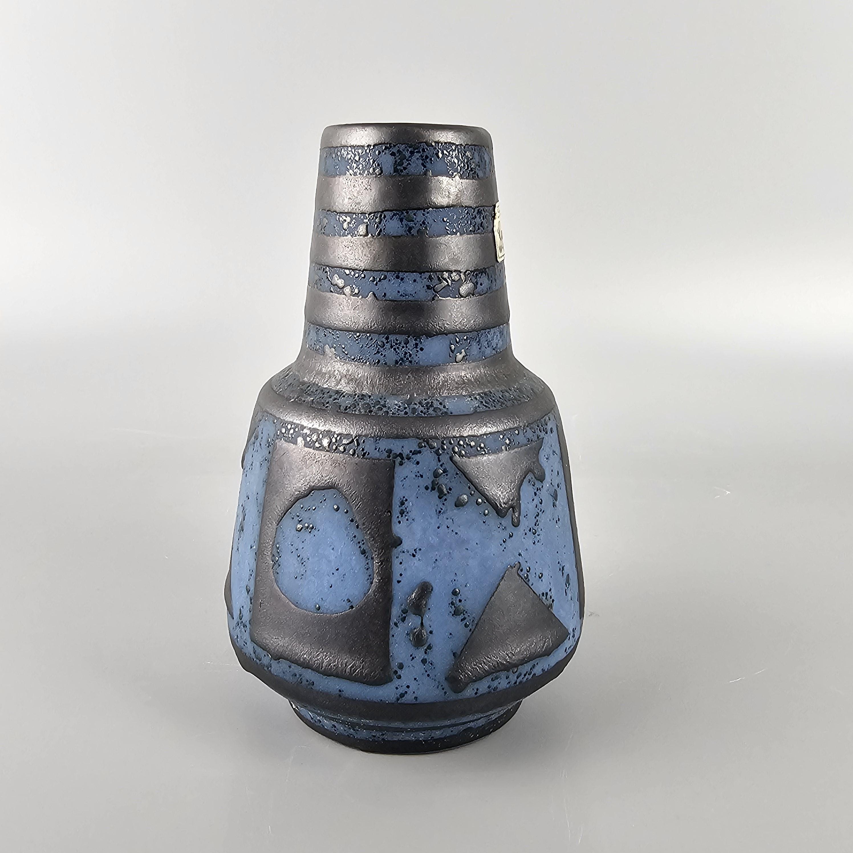 ヴィンテージの西ドイツの Fat Lava 花瓶。 Carstens Tonnieshof