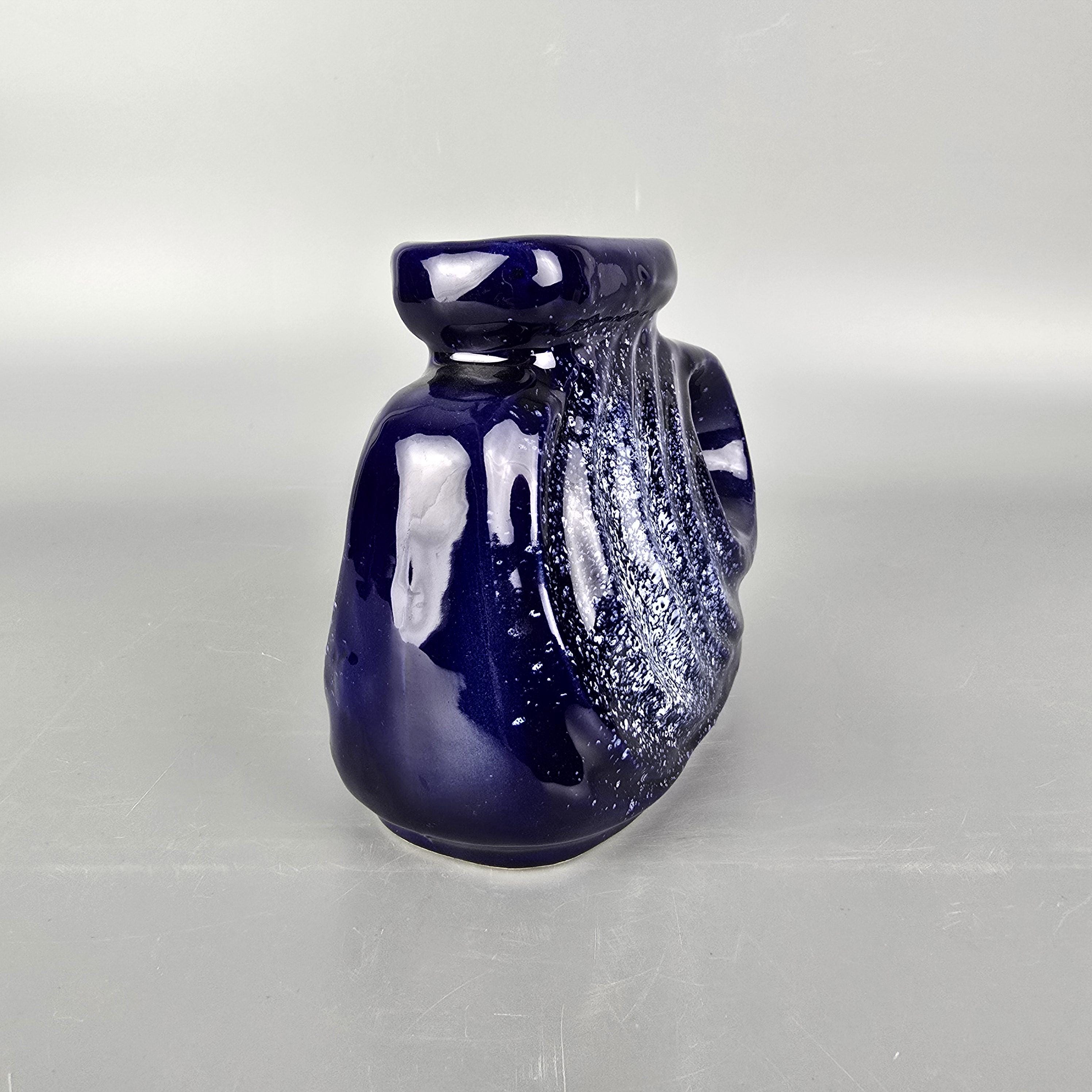 Vintage West German Fat Lava Vase. Walter Becht, Model Number 155