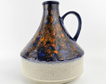 Vintage East German Fat Lava Vase Made by VEB Haldensleben