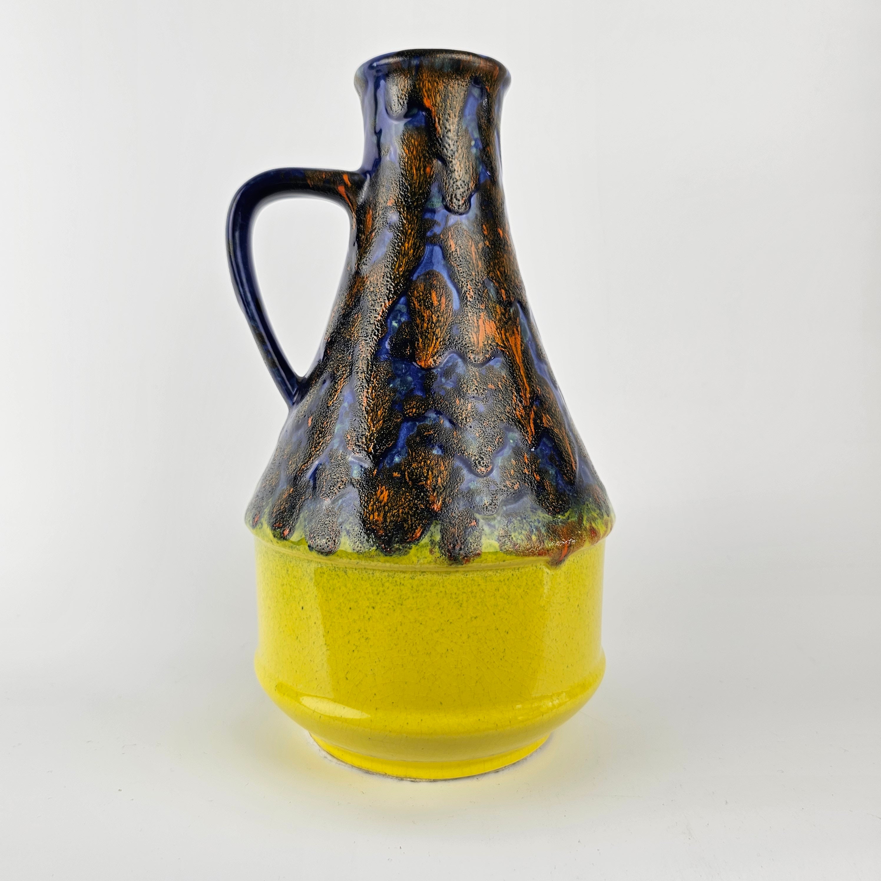 West German Fat Lava Vase by Dumler & Breiden. the Vase is West German Fat Lava Vase by Dumler & Breiden. the Vase is