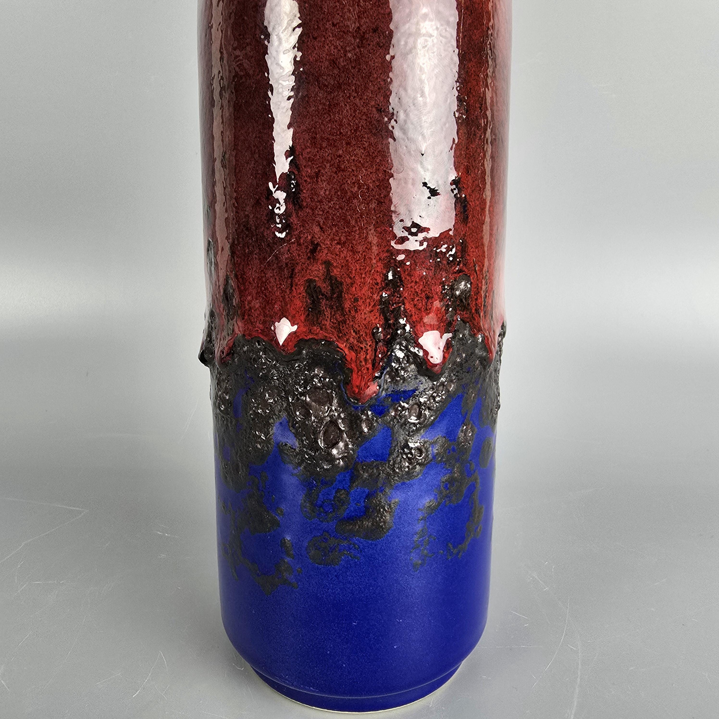 ヴィンテージの西ドイツ製ファット・ラバ花瓶。Dumler & Breiden社製