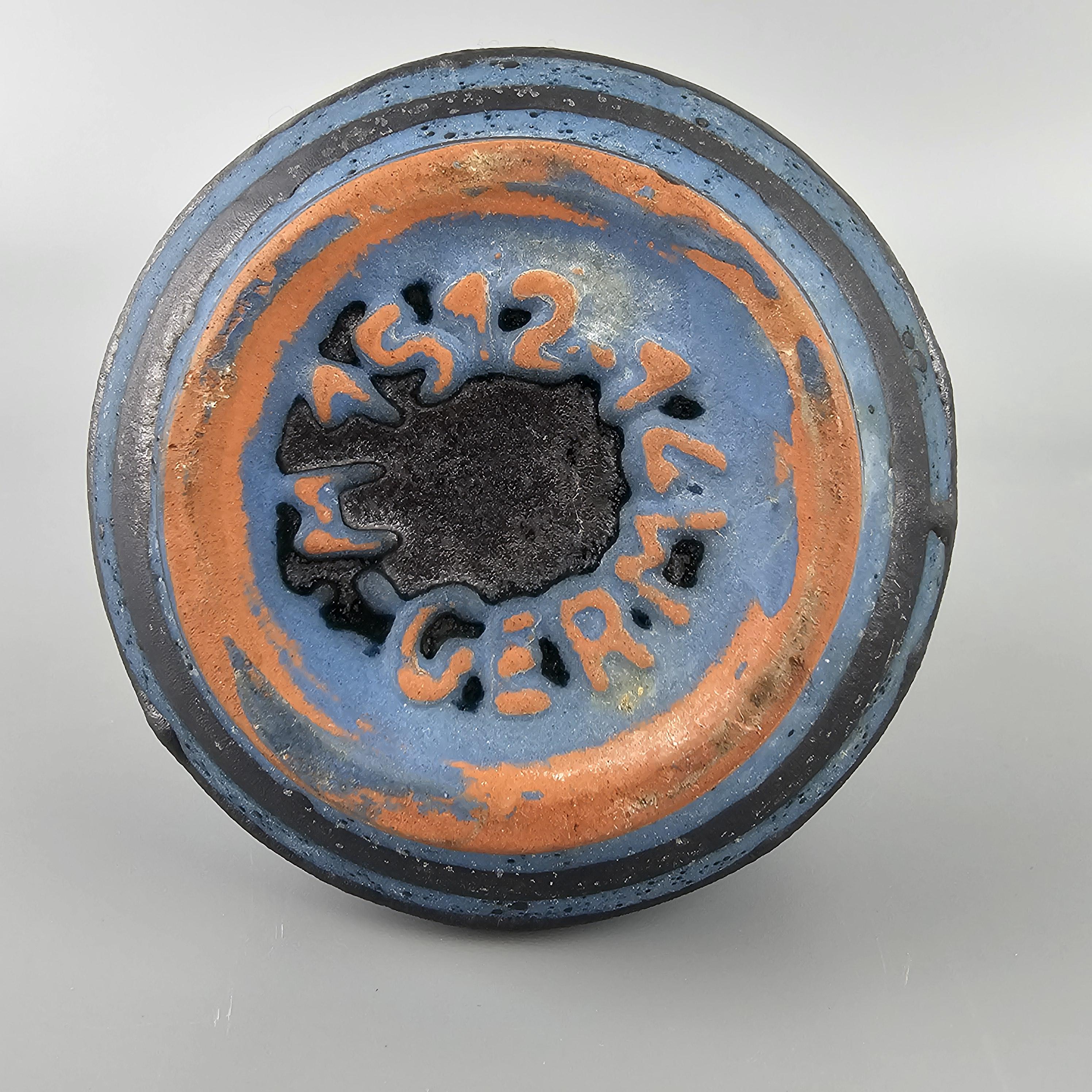 ヴィンテージの西ドイツの Fat Lava 花瓶。 Carstens Tonnieshof