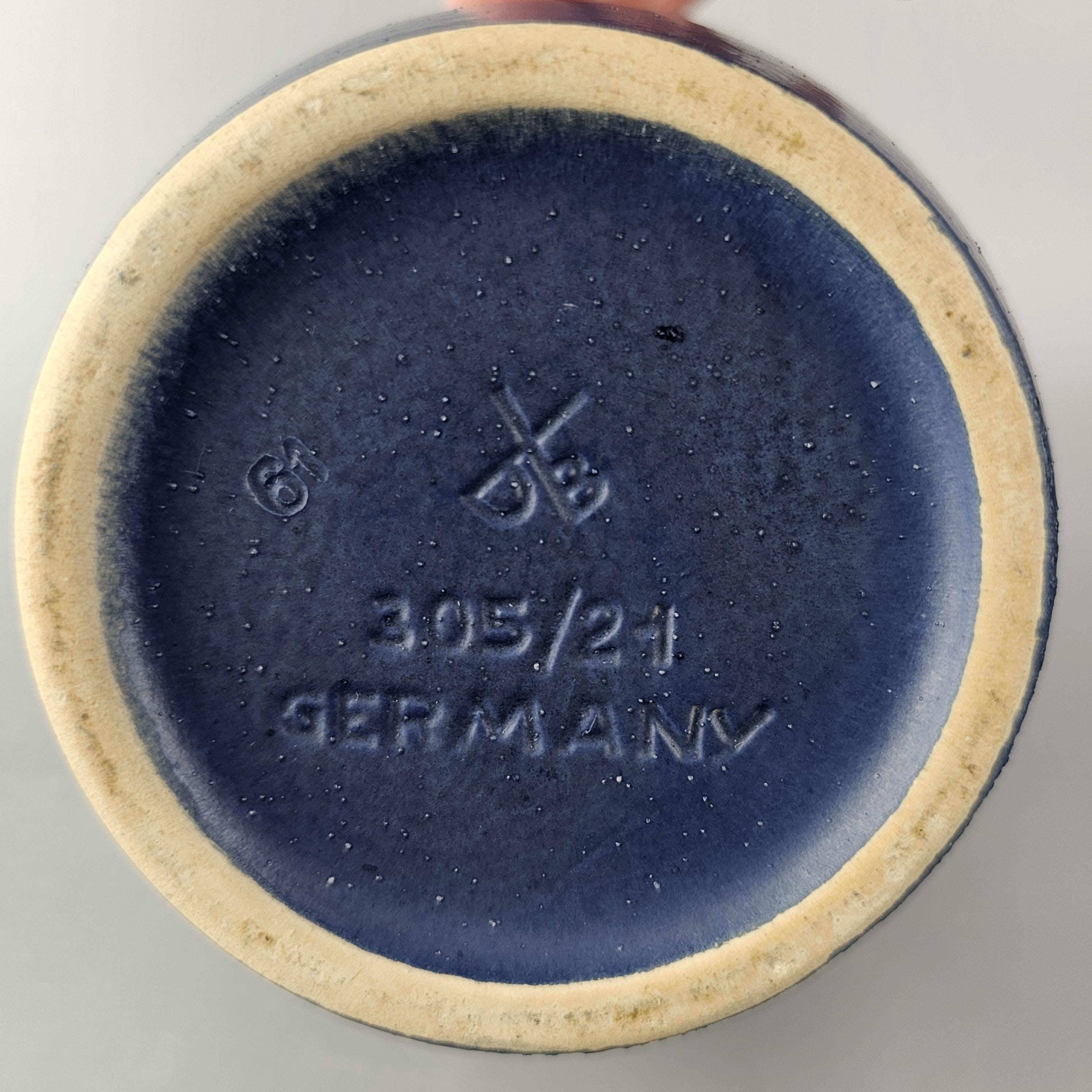 Vintage West German Fat Lava Vase Made by Dumler & Breiden. Shape