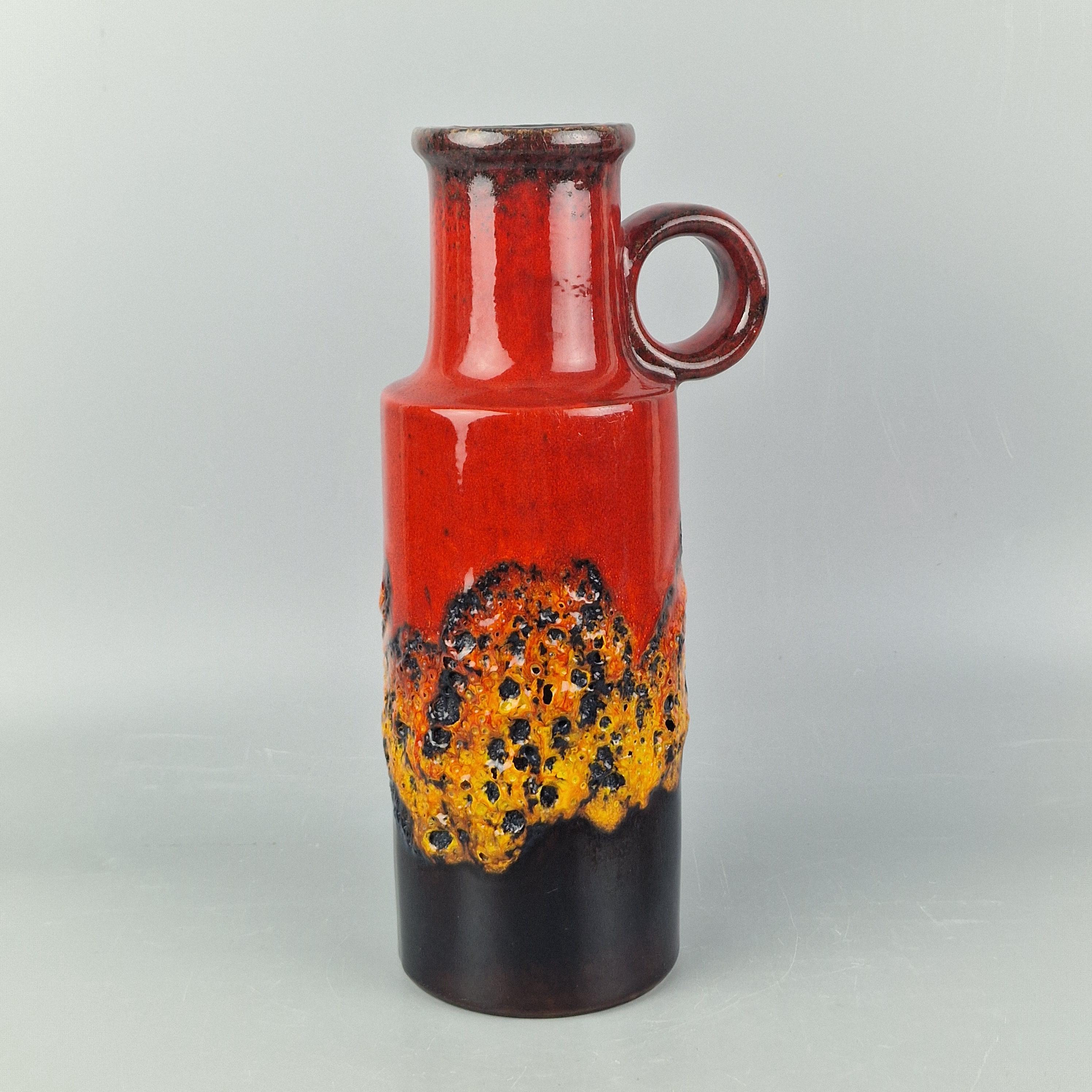 西ドイツ製ヴィンテージ 花瓶 Scheurich 401-28 Fat Lava Vintage West German Fat Lava Vase. Scheurich, Form Number 401-28
