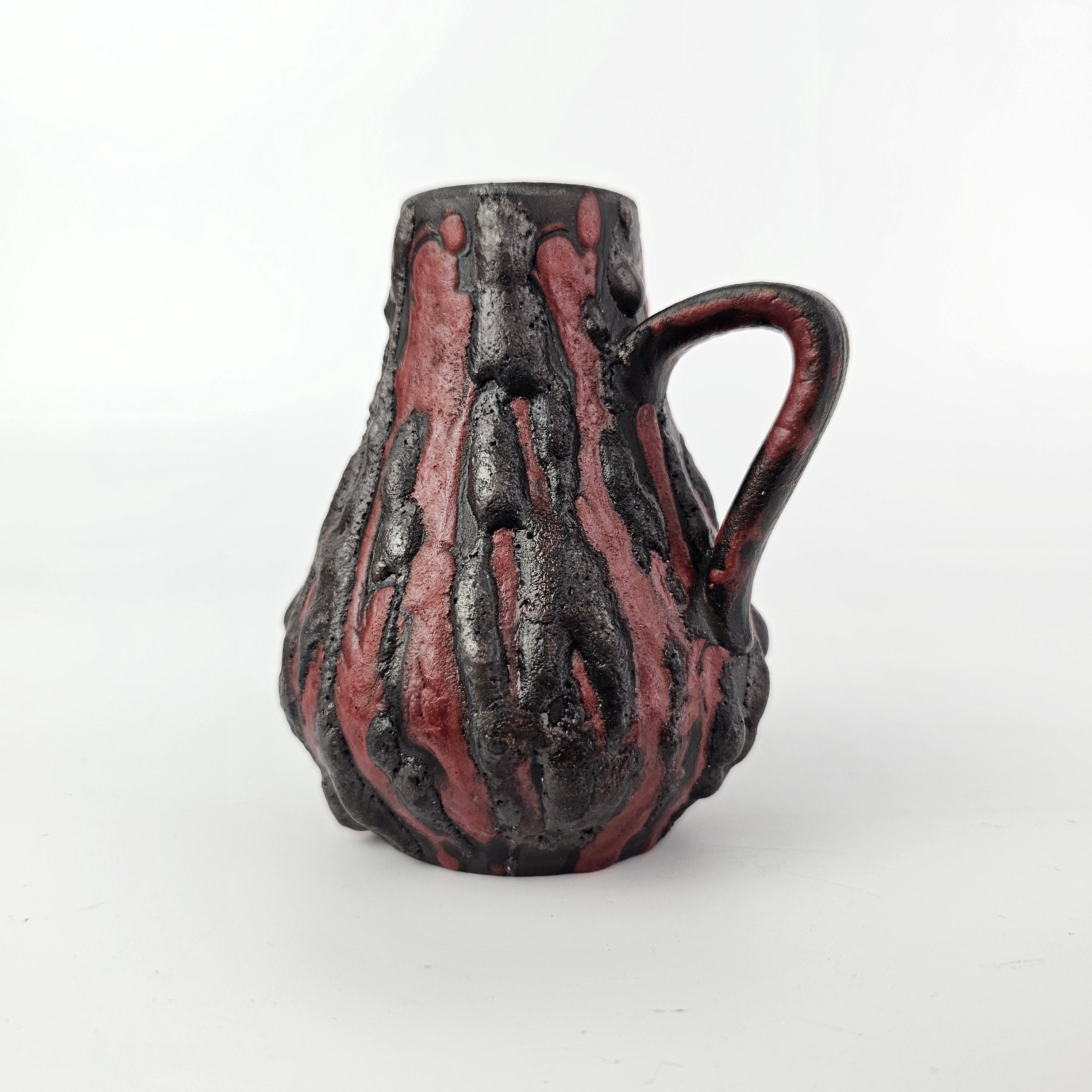 セラマーノ製のヴィンテージ西ドイツのファットラバ花瓶フォーム番号  