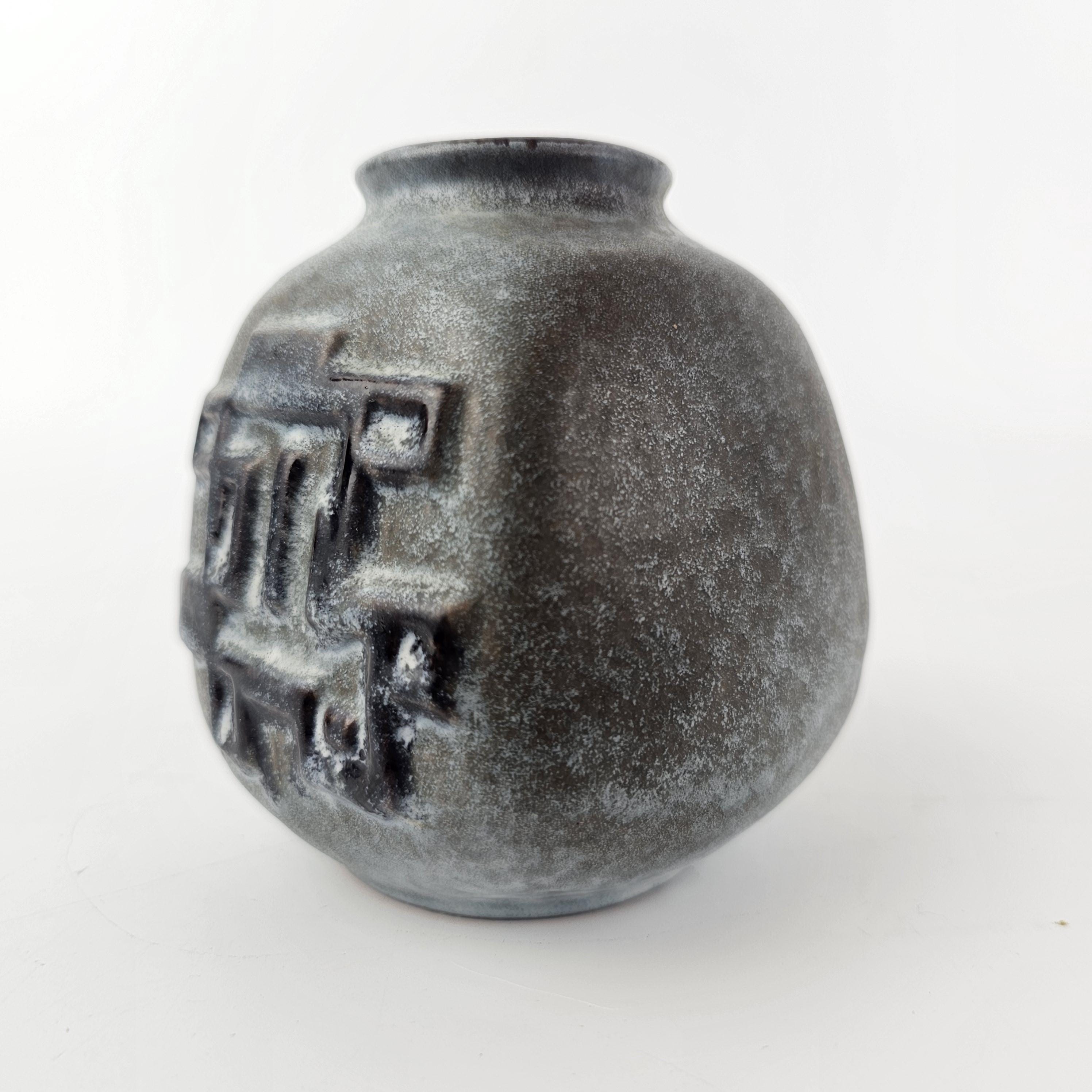 Vintage West German Fat Lava Vase Made by Carstens Tonnieshof