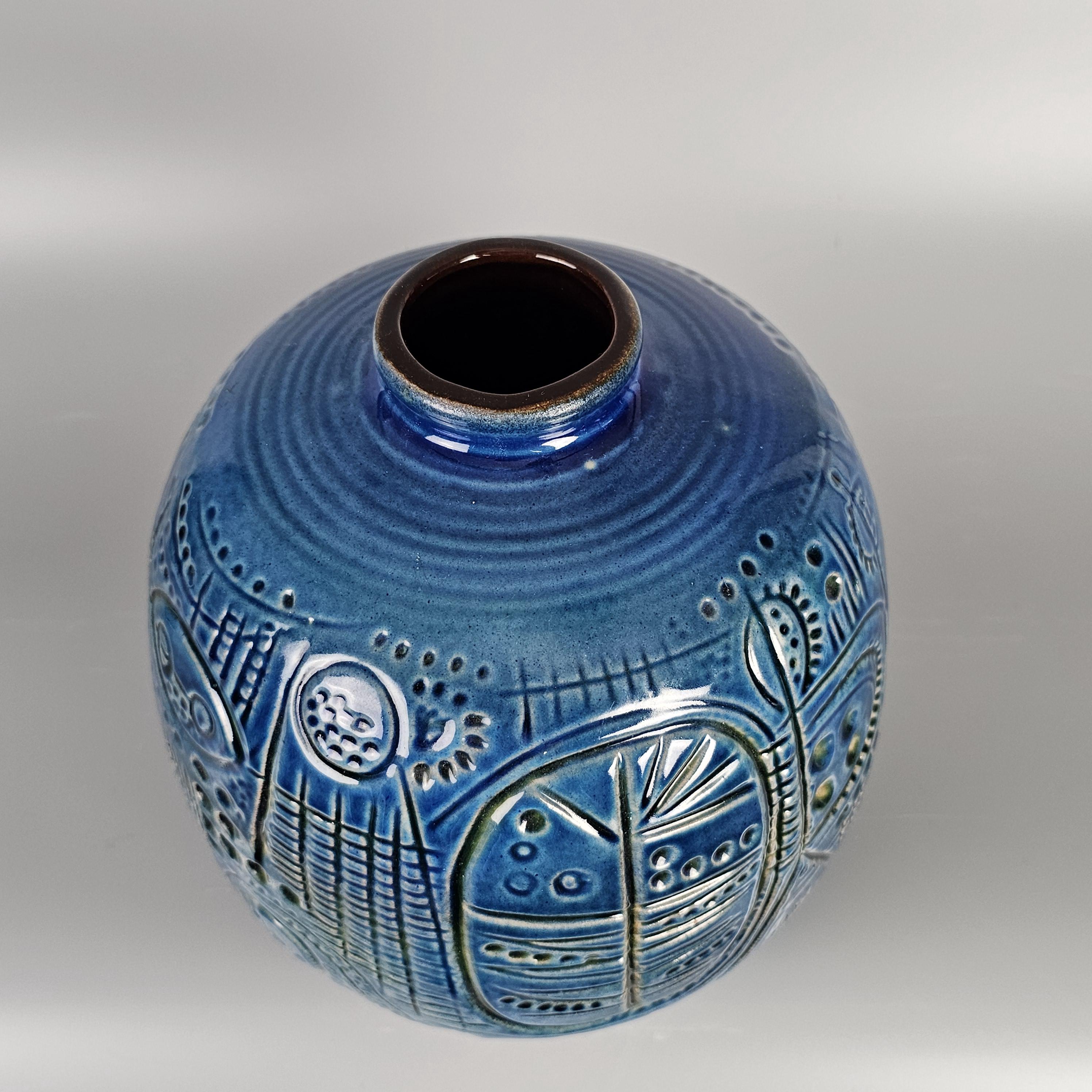 Vintage West German Fat Lava Vase by Carstens Tonnieshof. Model