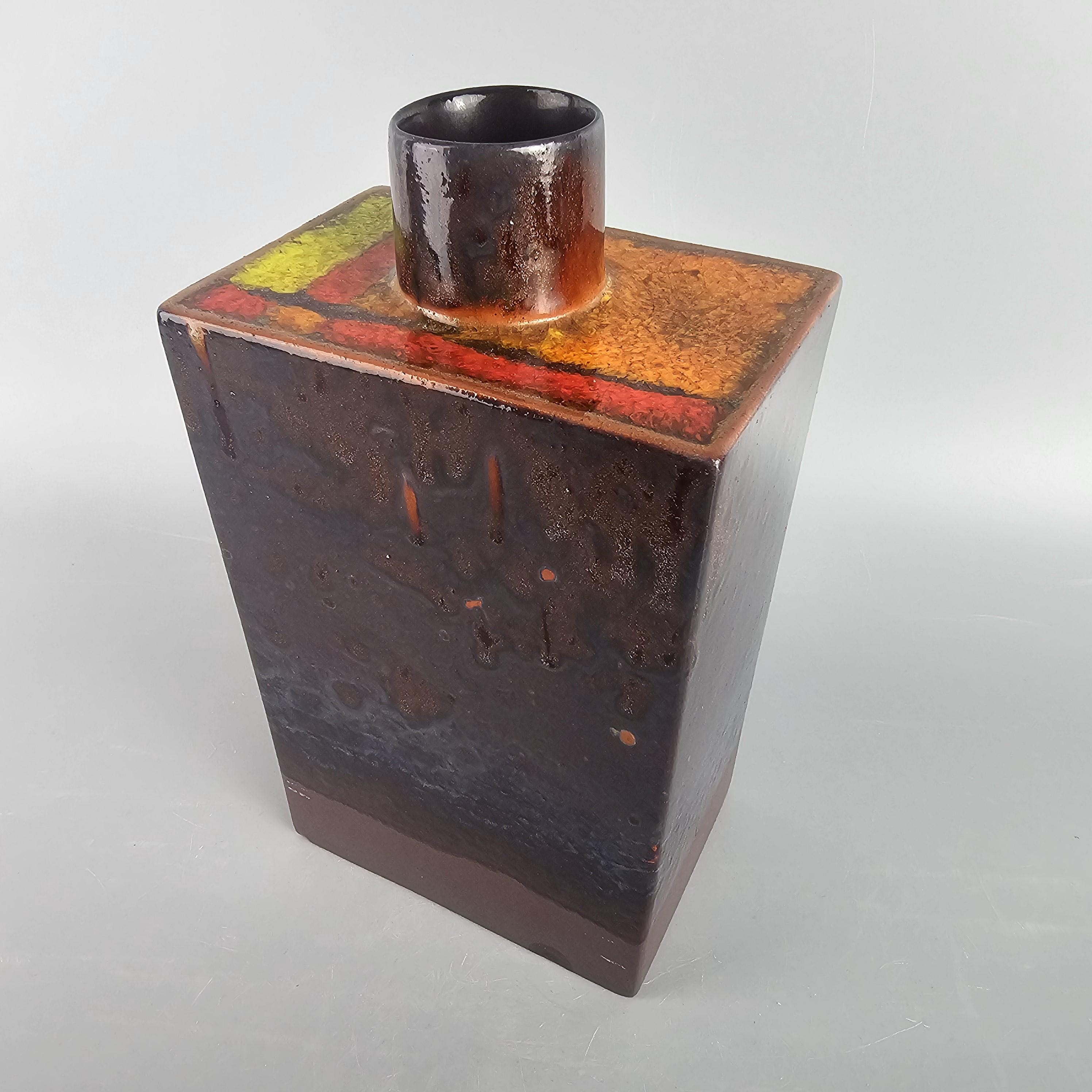 西ドイツ製花瓶 カルステンス - Tonnieshof セラミック ヴィンテージ Carstens Tonnieshof セラミック花瓶 ドイツ ヴィンテージ 7690