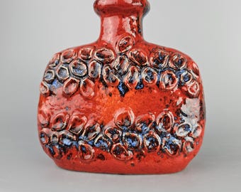 【Dümler & Breiden】 Domino 25cm fat lava Vintage West German Fat Lava Vase Made by Dumler & Breiden. Style