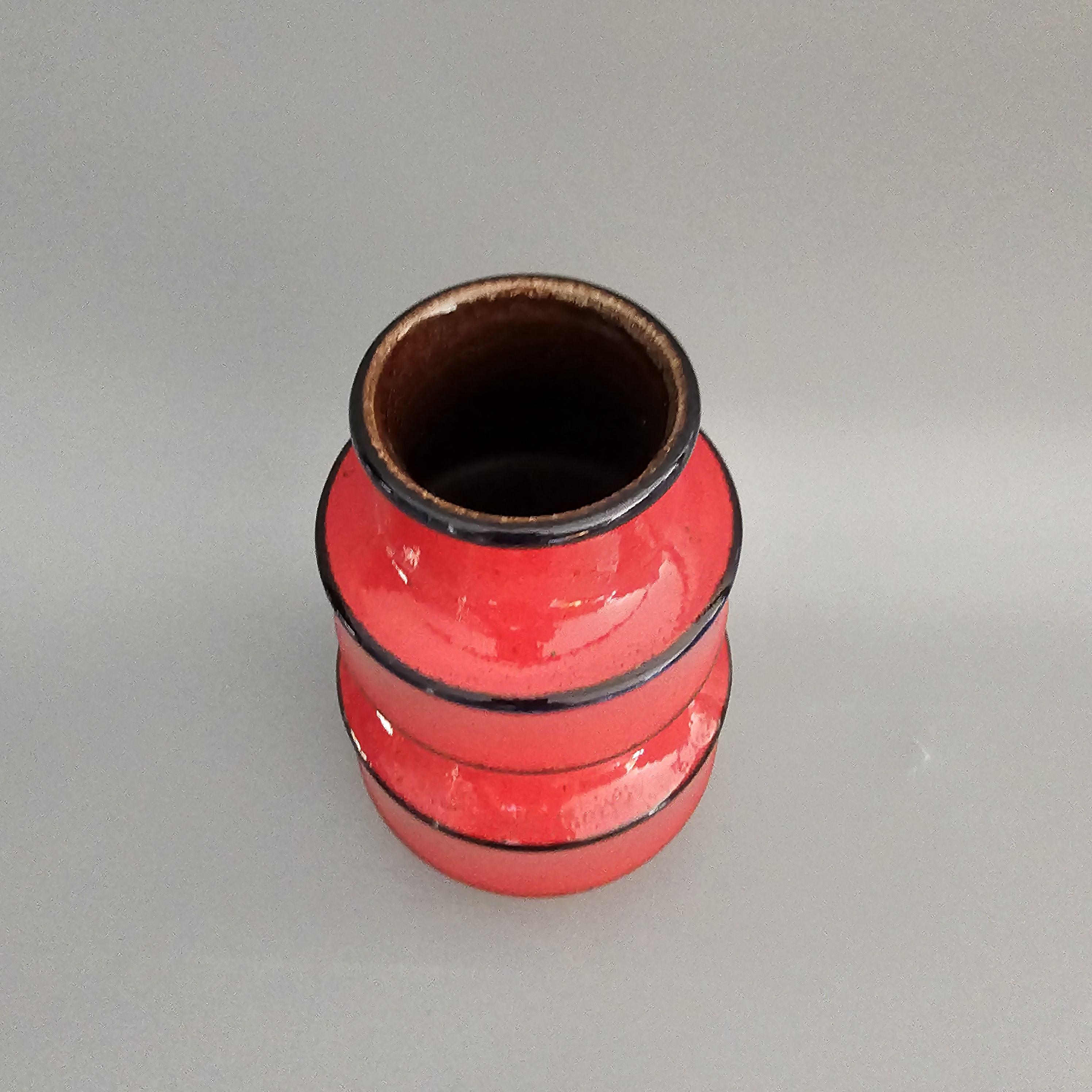 Vintage West German Fat Lava Vase Made by Scheurich. Shape