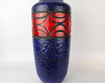 Fat Lava Vase West German Earthenware, Dumler & Breiden 310