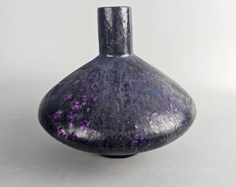 A Very Rare Vintage West German Fat Lava UFO Vase Made by Otto