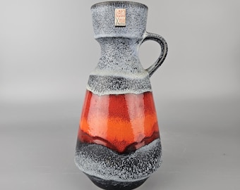 ビンテージの西ドイツの Fat Lava 花瓶。 Dumler & Breiden、フォーム