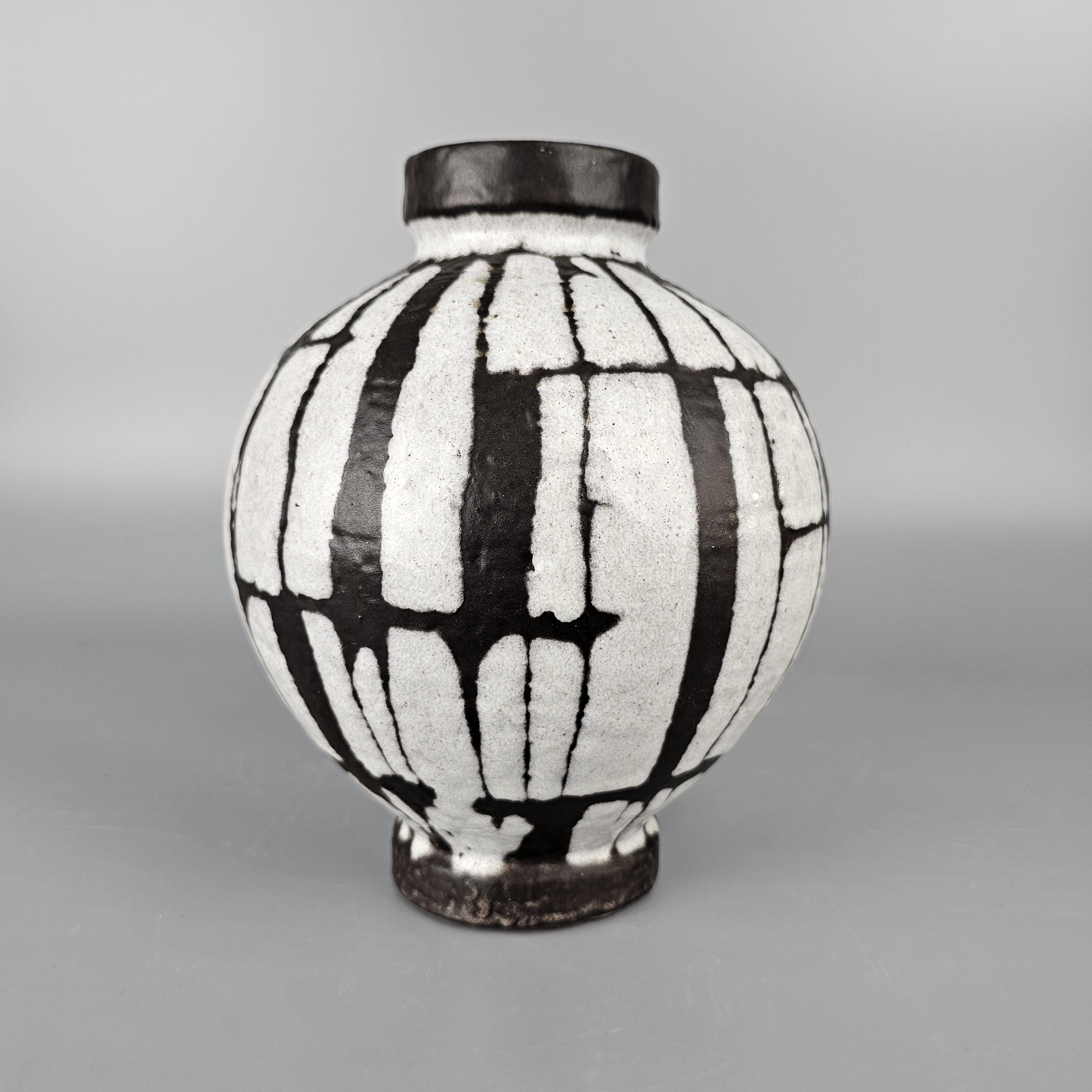 1970s fatlava XXXXL Carstens Tönnieshof 1970s Carstens Tonnieshof Fat Lava Orange & Brown Ceramic German