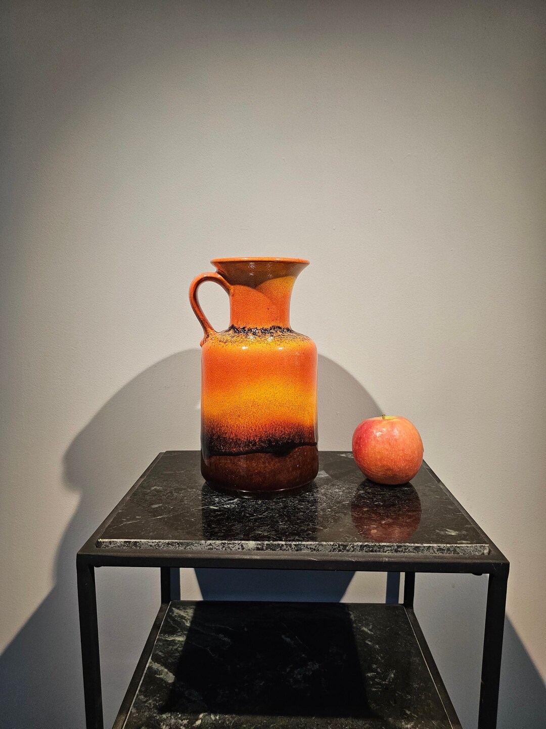 ゆううつ様fat lava JASBA N602-12-14 Jasba N 602 12 14 Vase WGP Mid Century West Germany Fat Lava