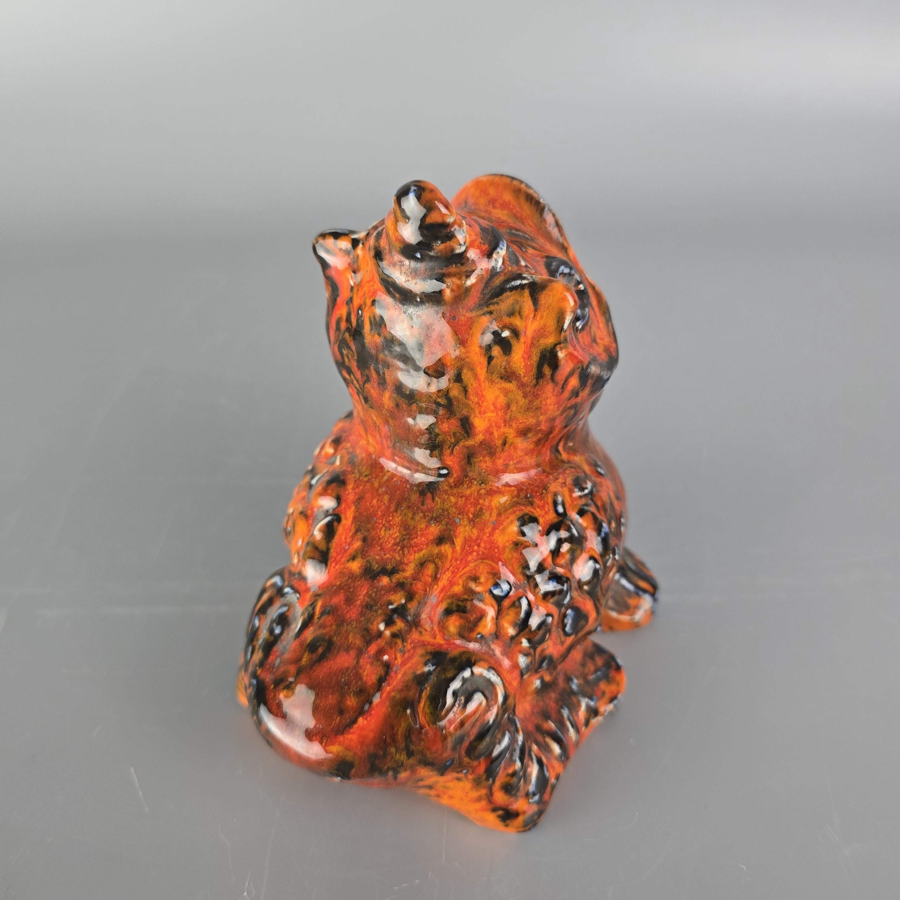 Vintage West German Fat Lava Vase. Jasba, Model Number 506013