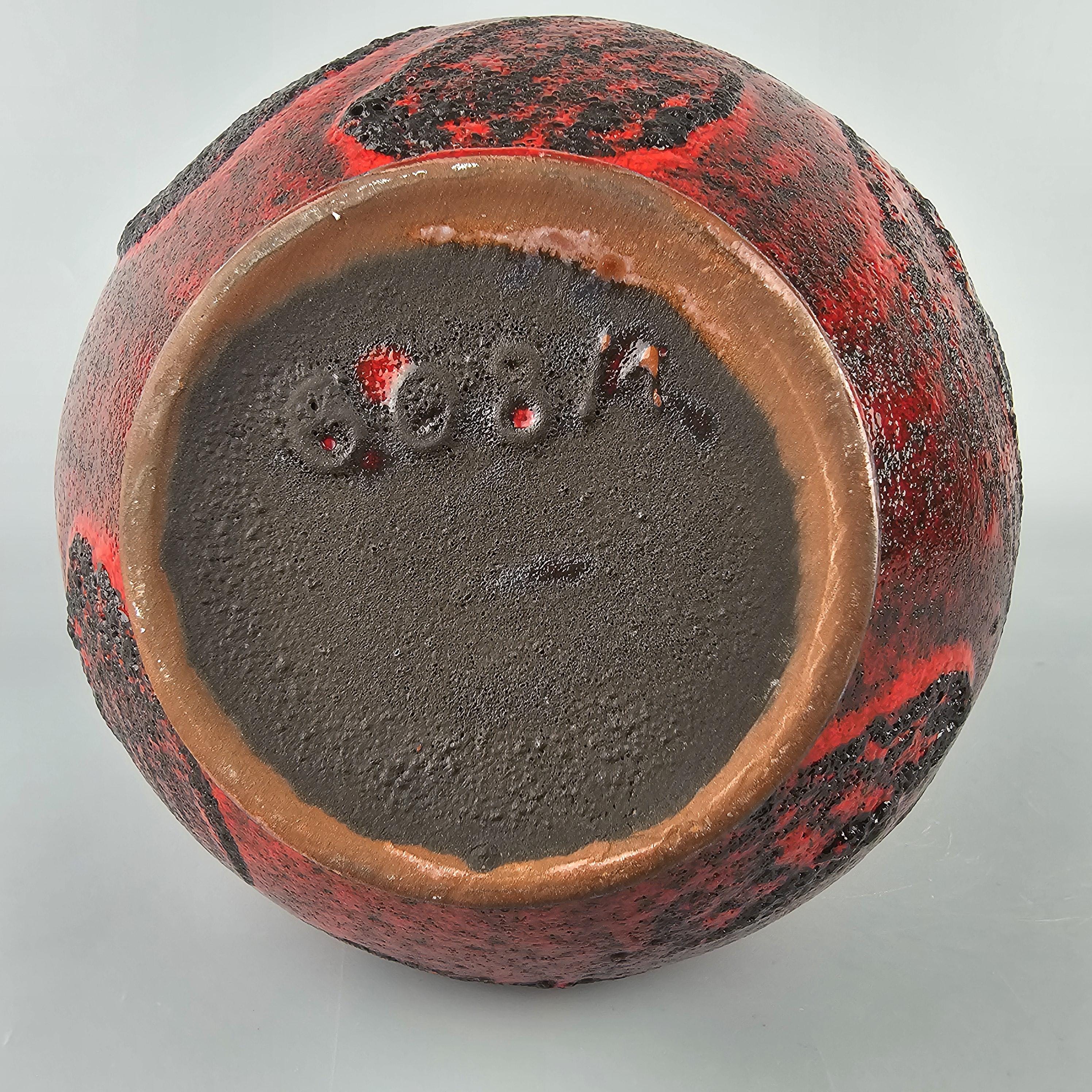 Graflich Ortenburg Fat Lava Fatlava 西ドイツ Vintage West German Fat Lava Vase. Gräflich Ortenburg, Form Number