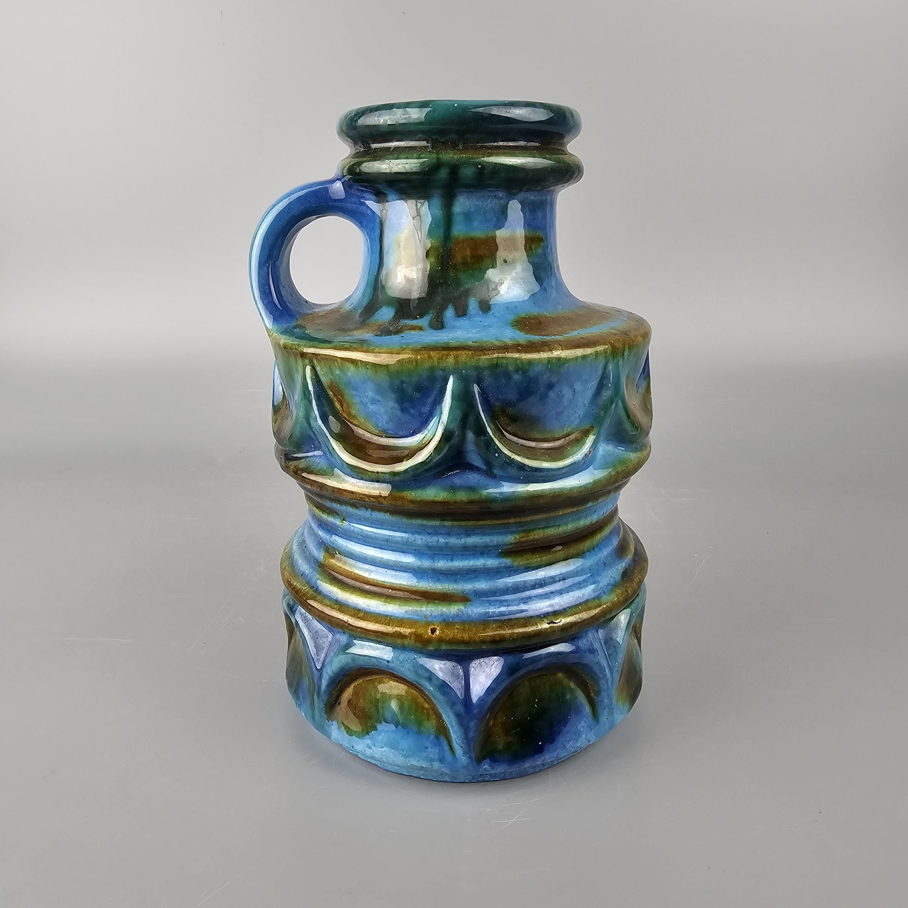 Vintage West German Fat Lava Vase. Carstens Tonnieshof, Form