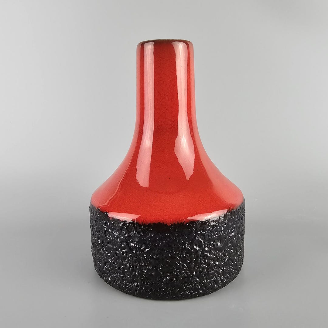 Jopeko 社製の西ドイツのビンテージ Fat Lava 花瓶。フォーム番号906