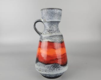 ビンテージの西ドイツの Fat Lava 花瓶。 Dumler & Breiden、フォーム