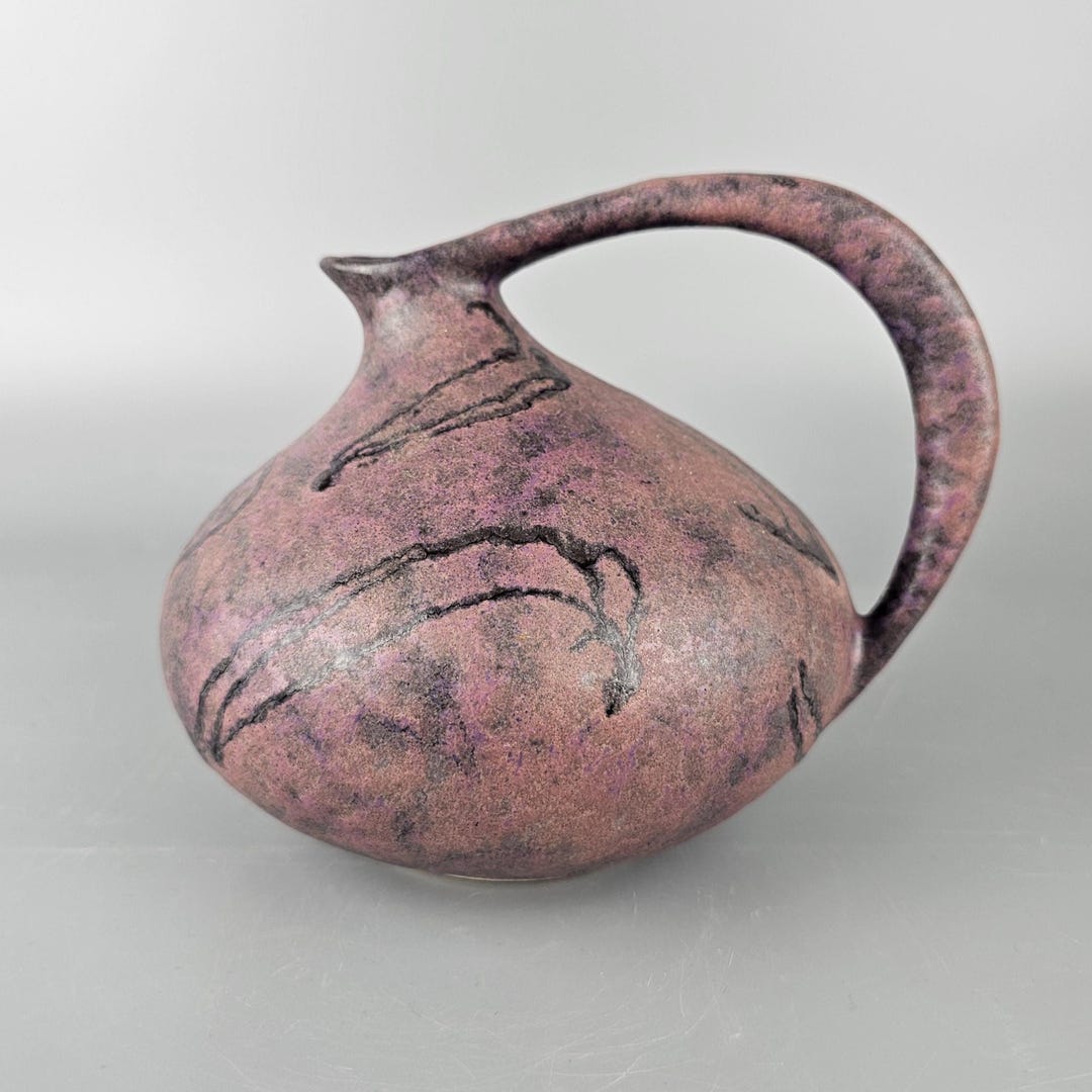 ヴィンテージ　fat lava ruscha 313 ① Vintage West German Fat Lava Vase Made by Ruscha. Shape Number 313