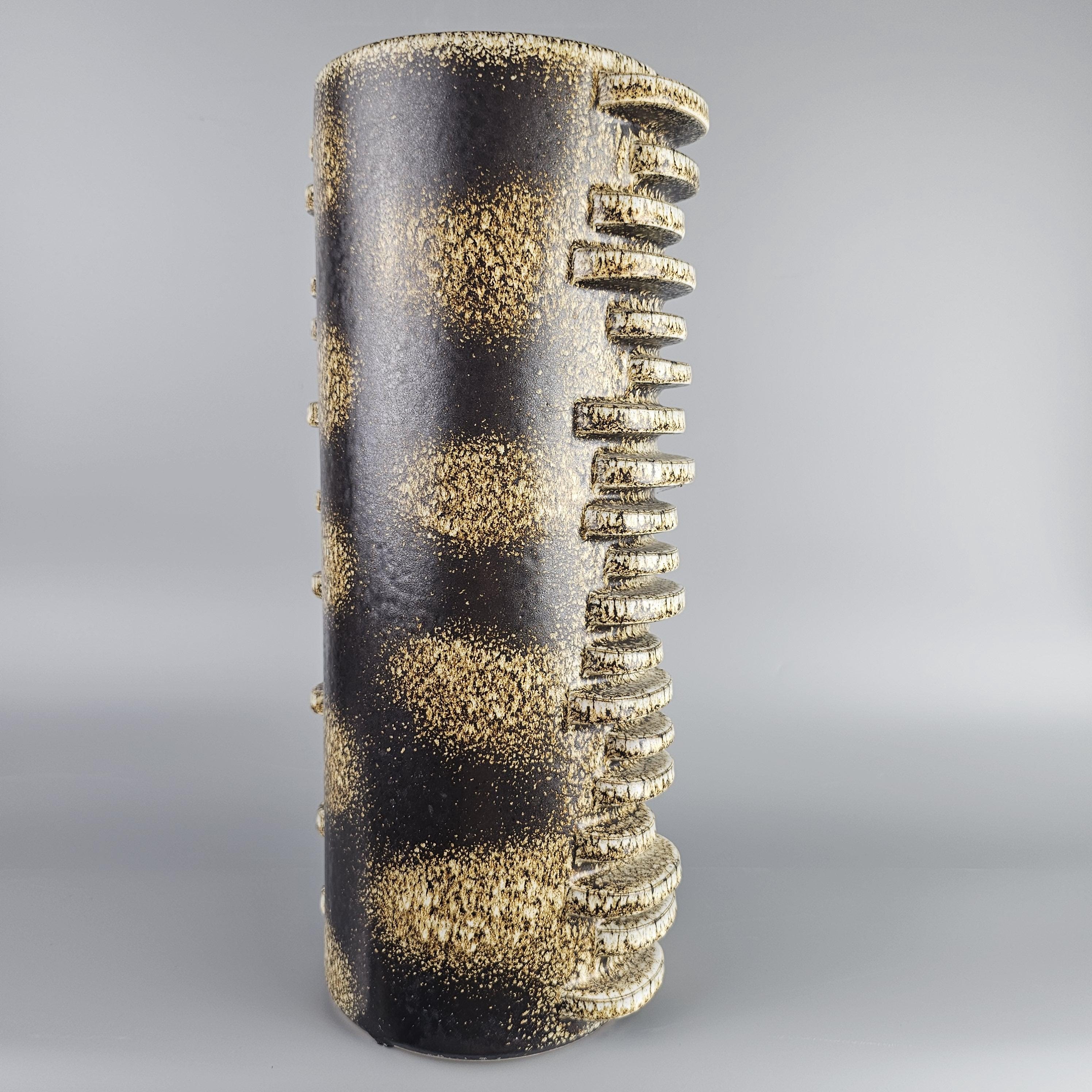 XL Vintage West German Fat Lava Vase Made by Dumler XL Vintage West German Fat Lava Vase Made by Dumler