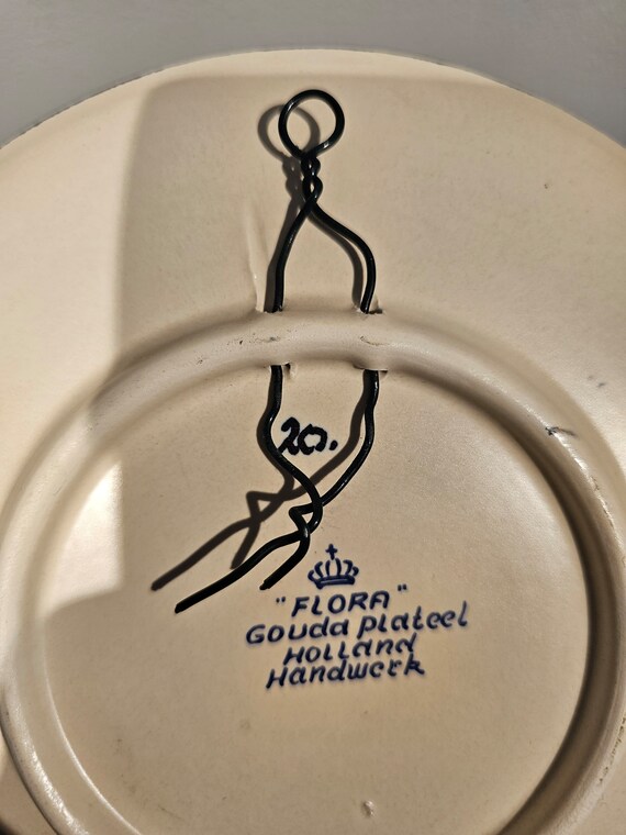 Buy A Vintage Wall Plaque, Made by the Gouda Pottery, Netherlands