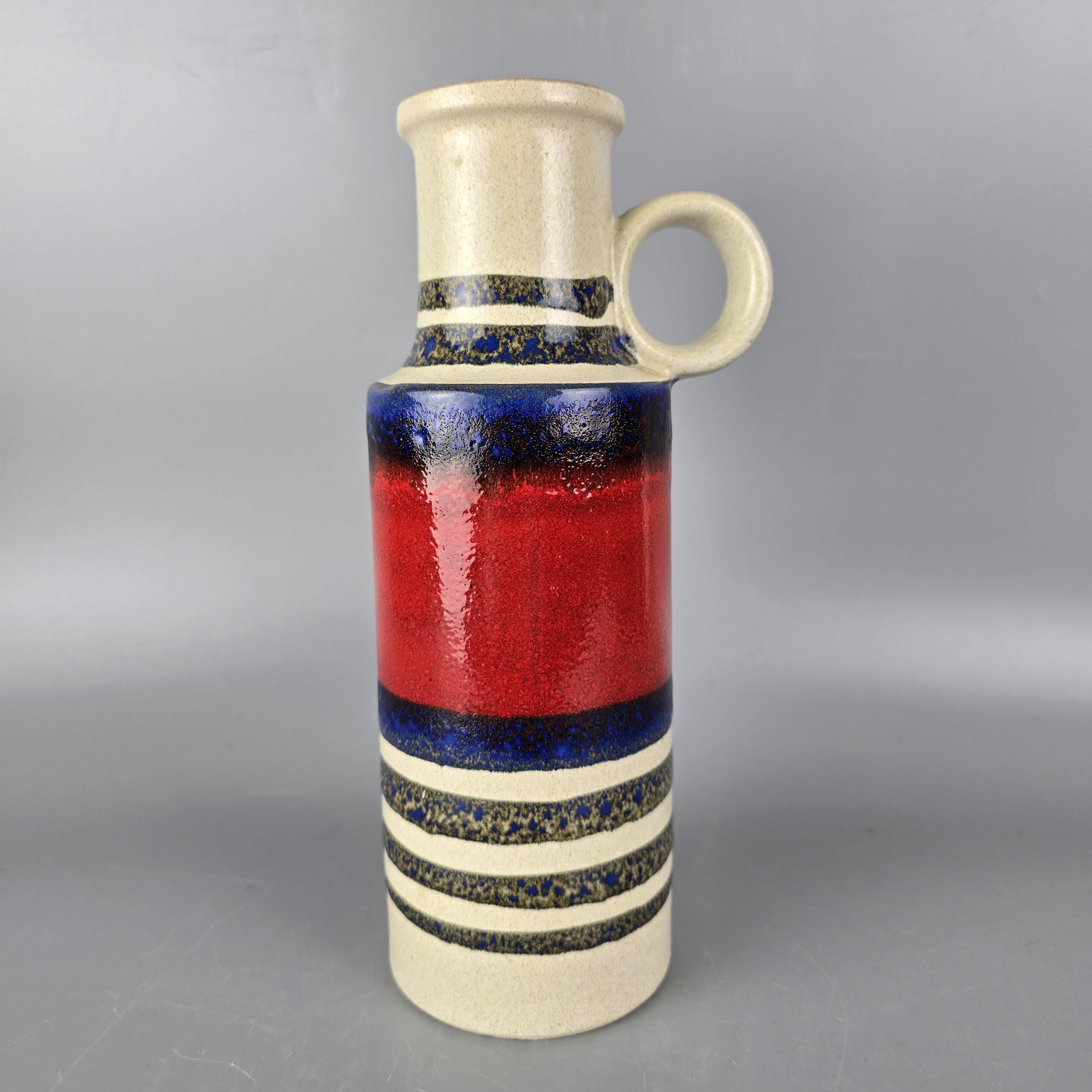 西ドイツ製ヴィンテージ 花瓶 Scheurich 401-28 Fat Lava Vintage West German Fat Lava Vase. Scheurich, Model Number 401-28