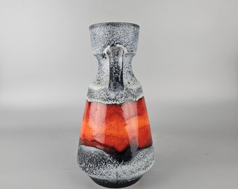 【美品】Fat Lava Dumler & Breiden　西ドイツ　花瓶　特大 ビンテージの西ドイツの Fat Lava 花瓶。 Dumler & Breiden、フォーム