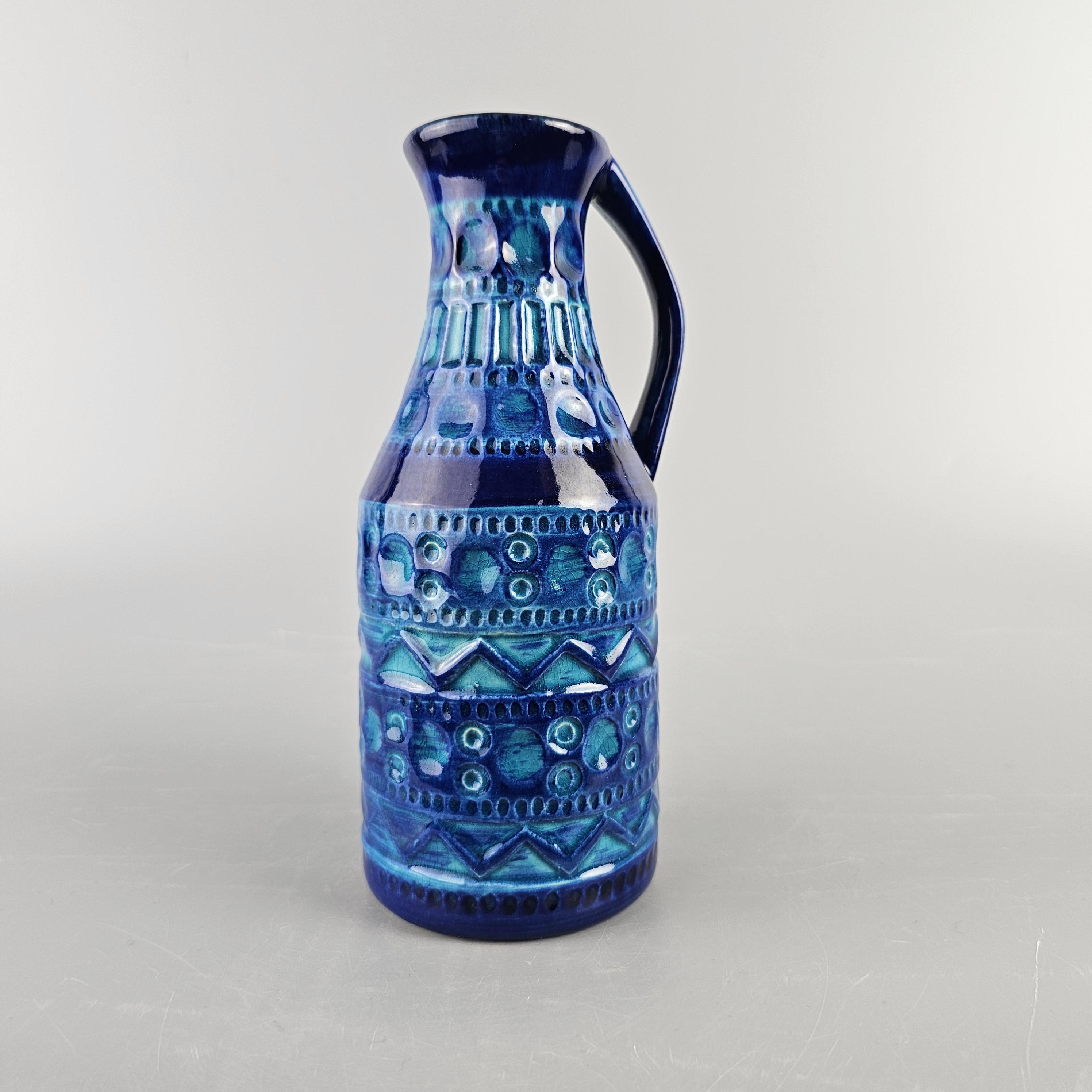 Vintage West German Fat Lava Vase Made by Bay Keramik. Shape