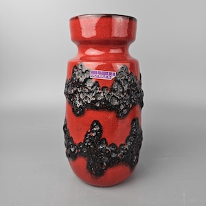 West Germany Fat Lava 花瓶　(242-22) West Germany Fat Lava 花瓶 (242-22) Vintage West German