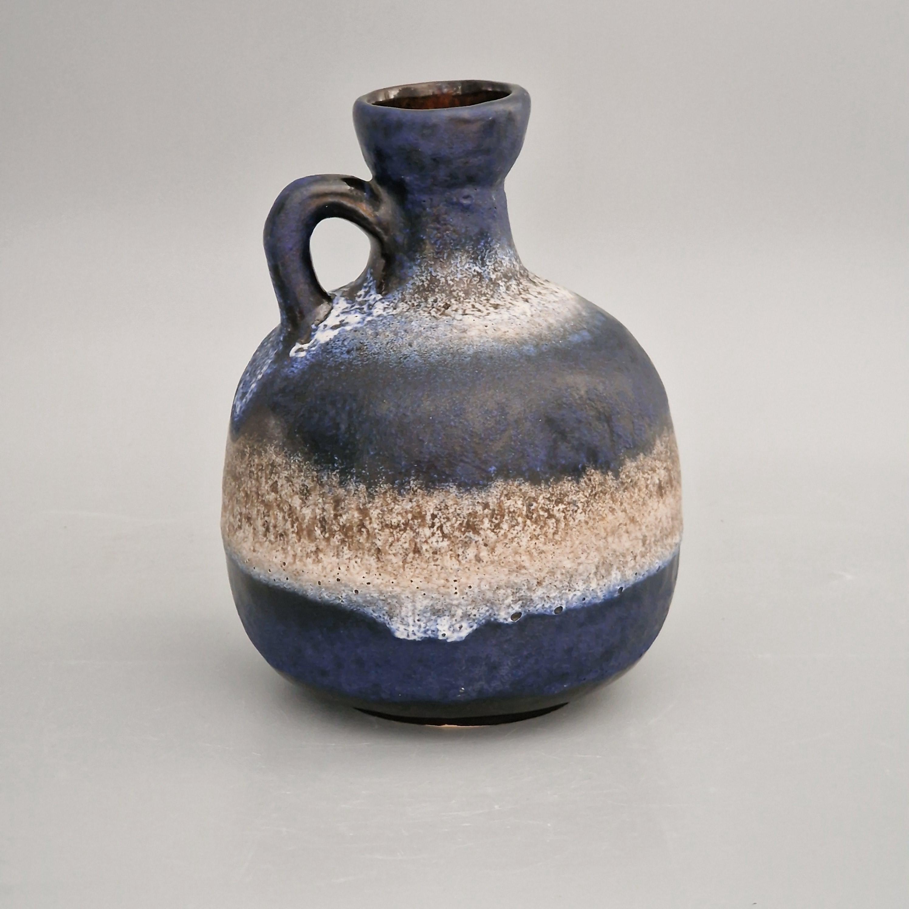 Ruscha 社製の西ドイツのビンテージ Fat Lava 花瓶。形状番号333。色