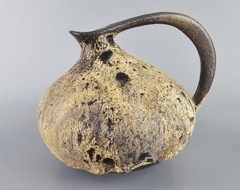 Vintage West German Fat Lava Vase Made by Ruscha. Shape Number 313